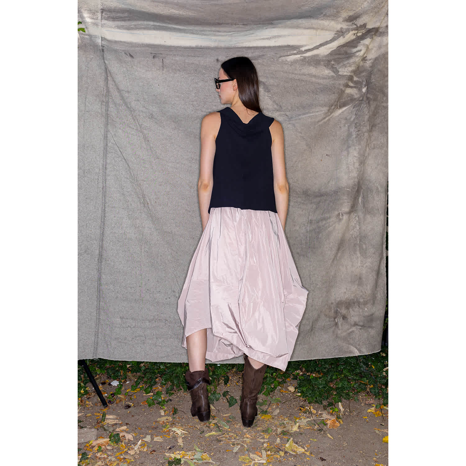 Balloon Skirt In Champagne Pink | Bianca Popp | Wolf & Badger