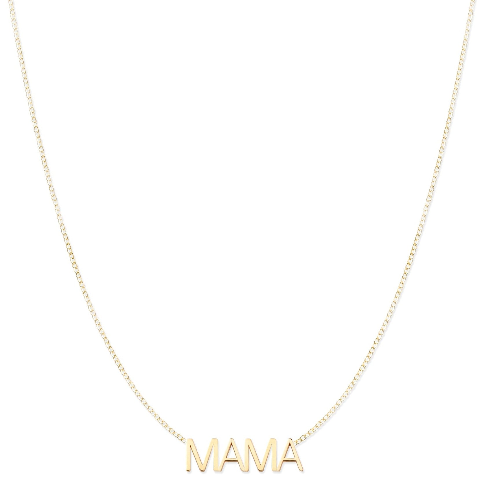 Women’s Mama Necklace - Yellow Gold Maya Brenner