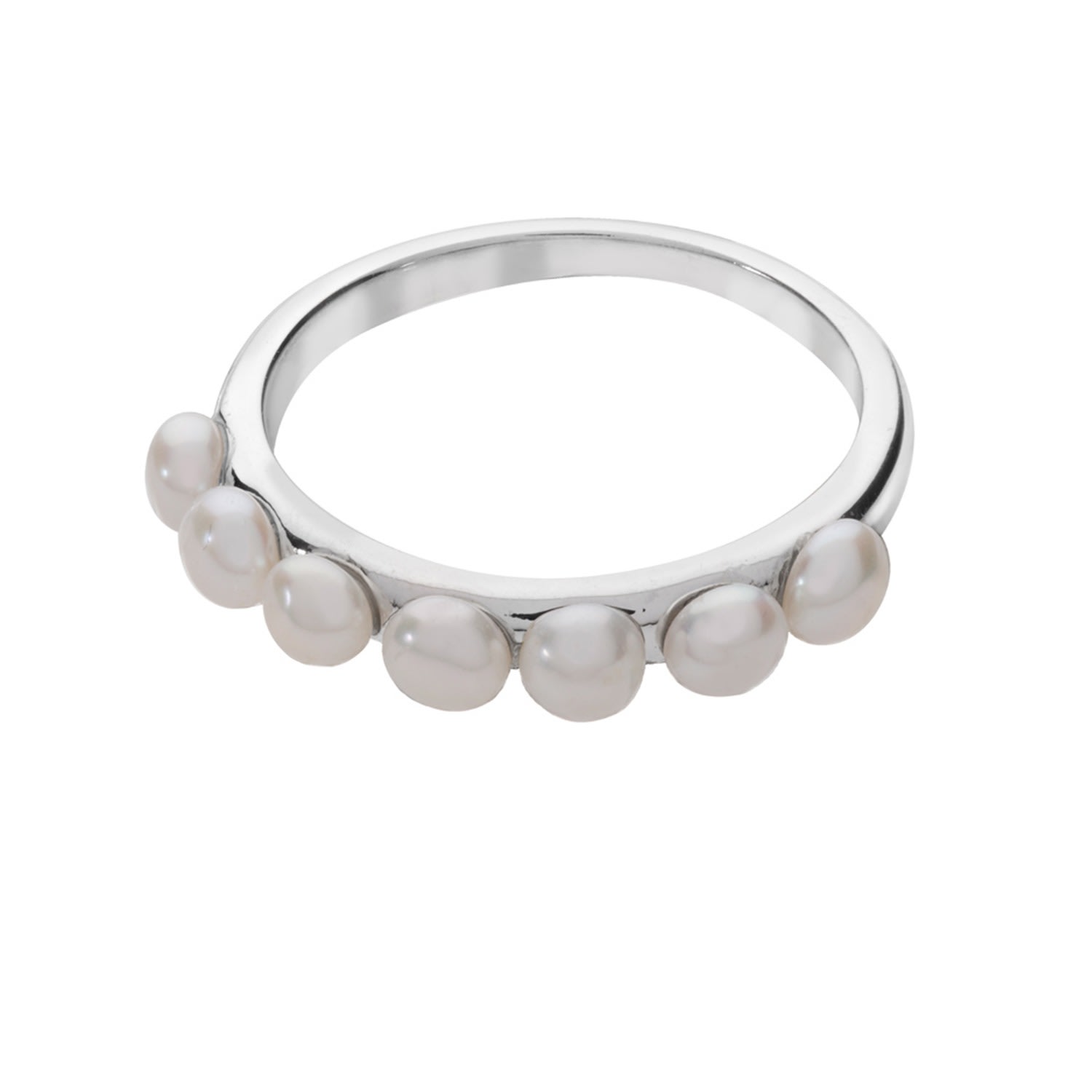 Women’s Silver Royal Pearl Ring Lucy Quartermaine