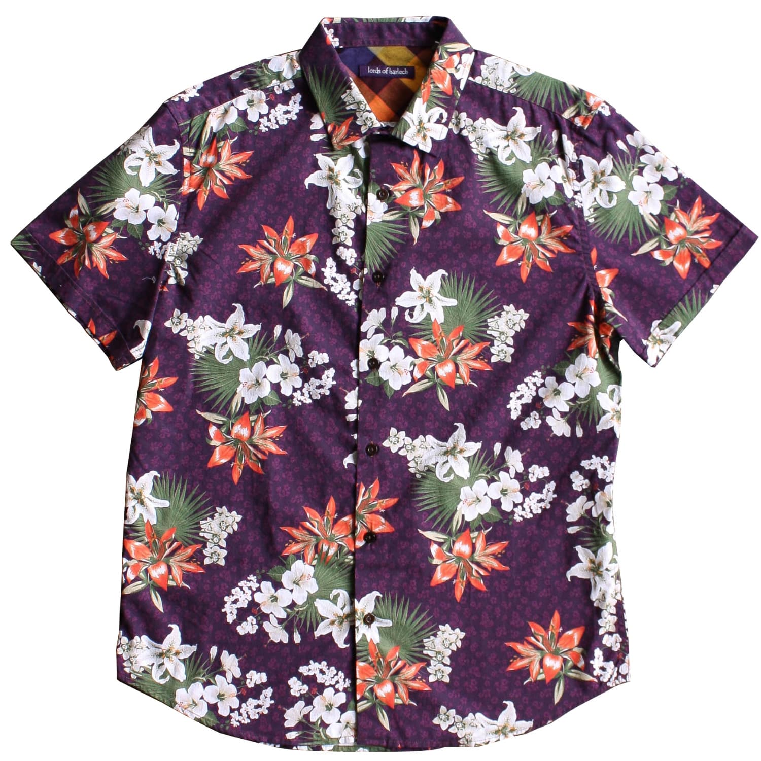 polo floral button down