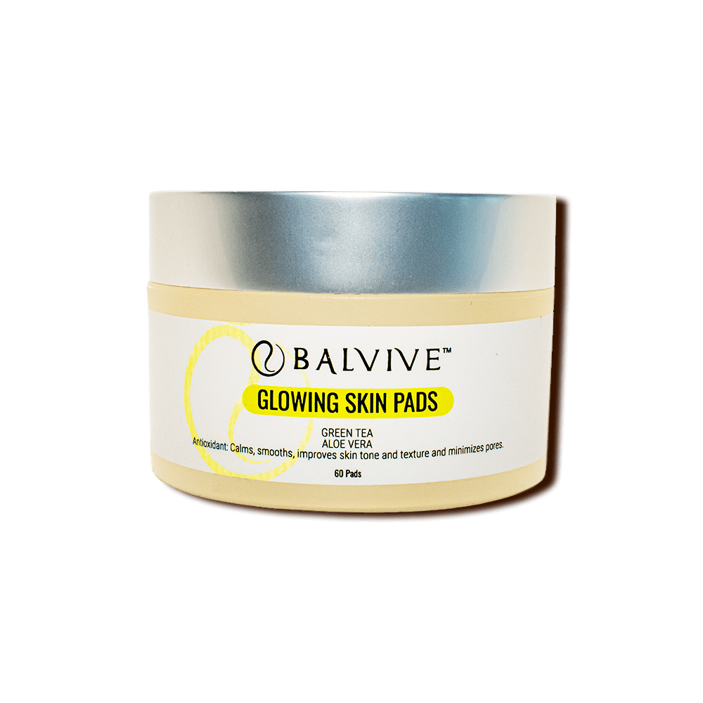 Balvive White Glowing Skin Pads In White