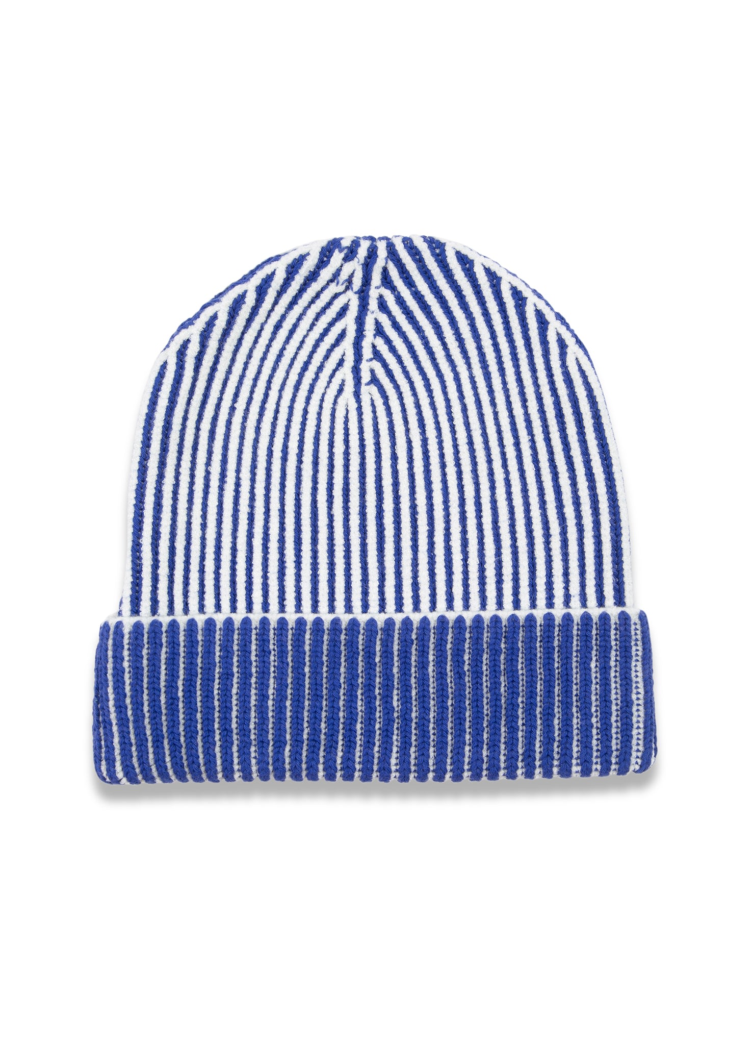 Women’s Blue / White Loves Me Not Jacquard Knit Beanie Pemy