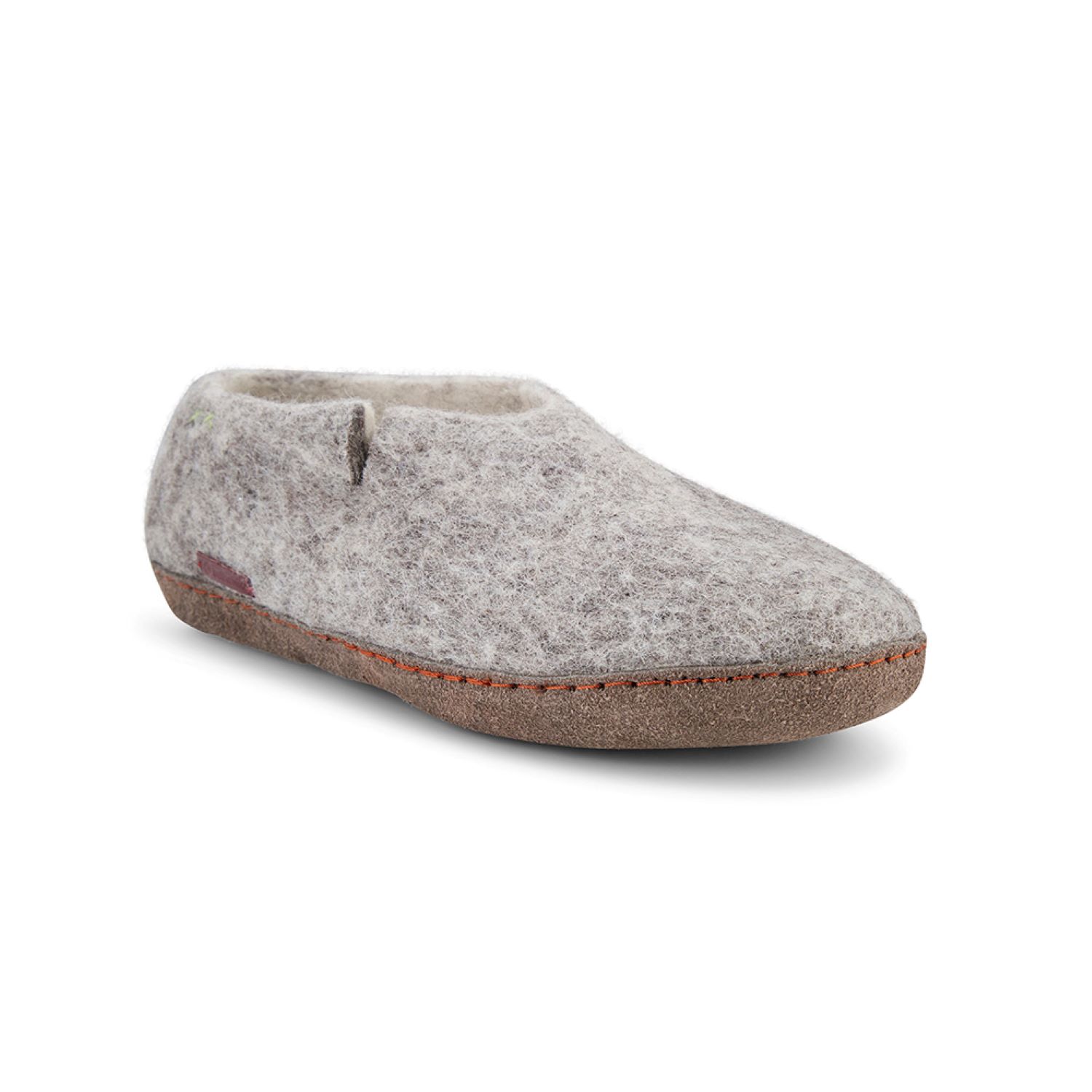 Betterfelt Women's Classic Shoe - Grey With Suede Sole In Grey