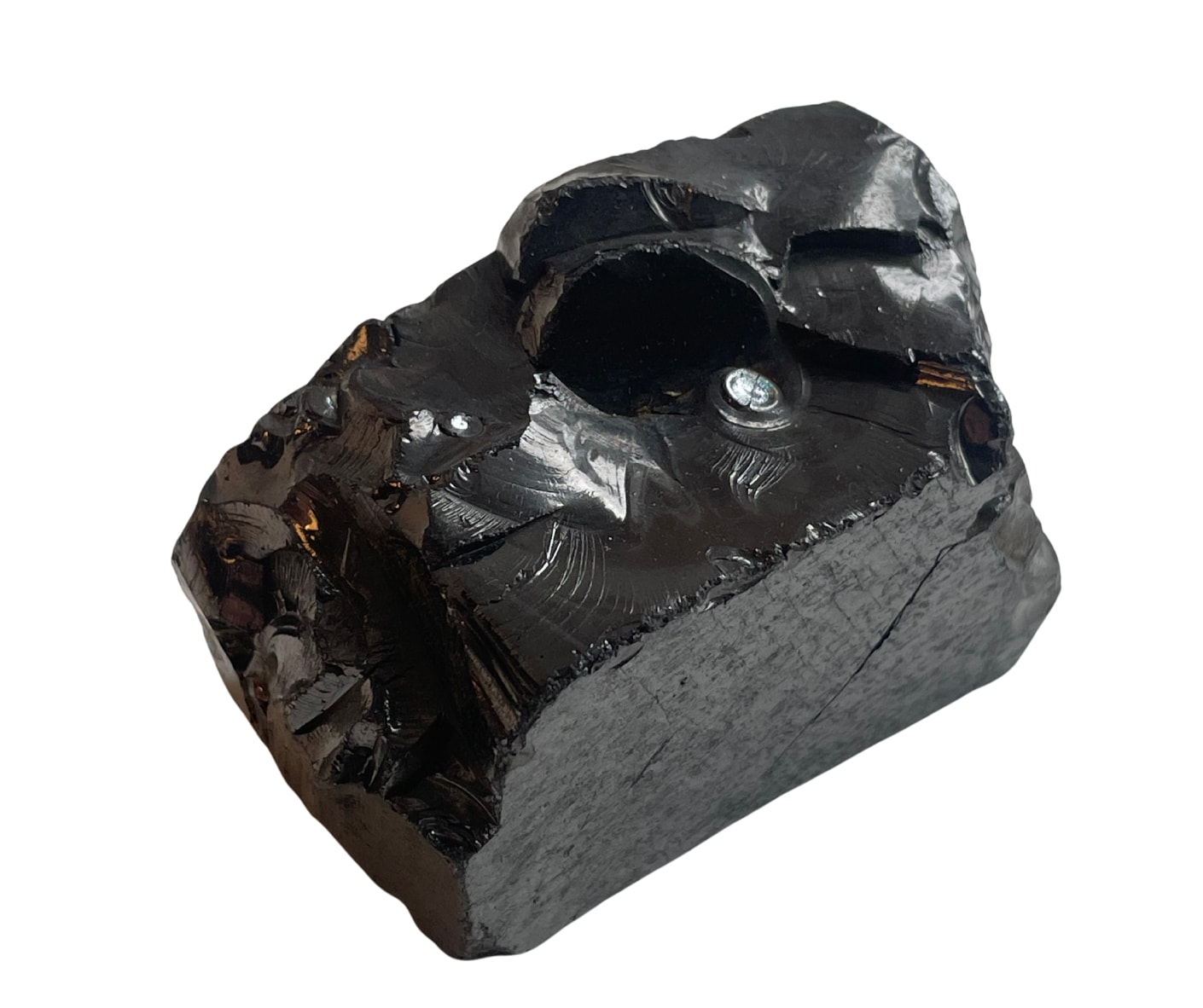 Lemuria Store Black Shungite Elite Stone 75g In Black