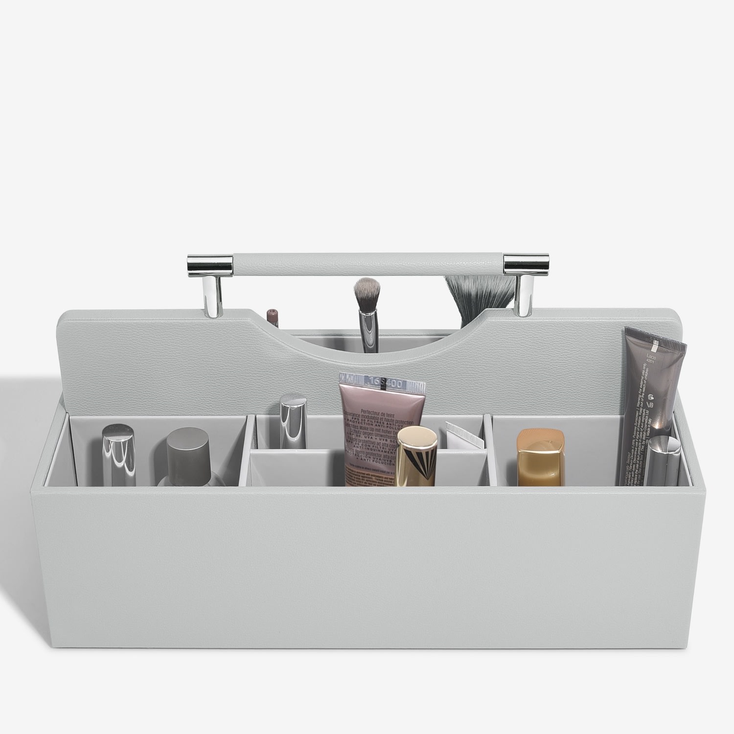 Stackers Supersize Cosmetic Tool Box Pebble Grey In Grey