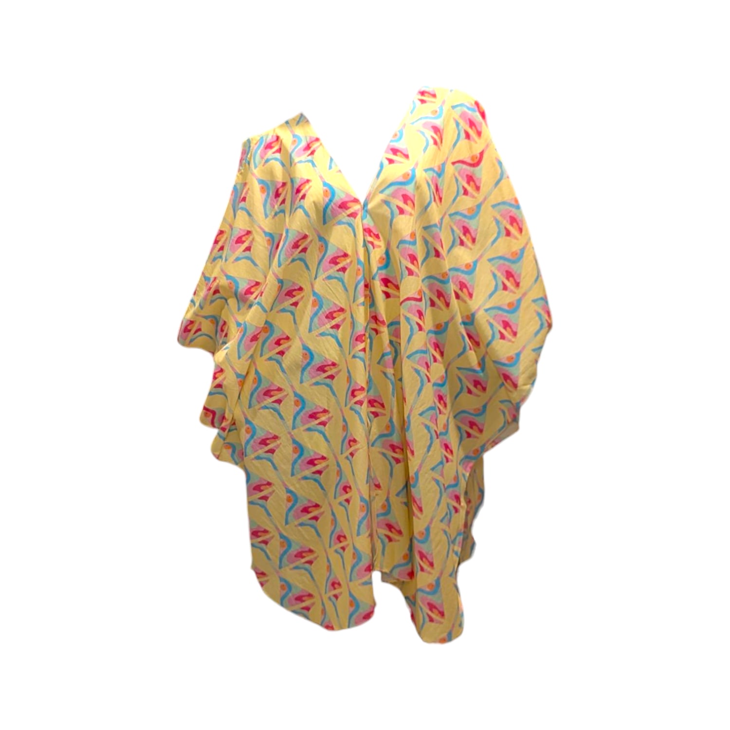 Julia Clancey Women's Yellow Banana Split Martini Cover Up In Yellow