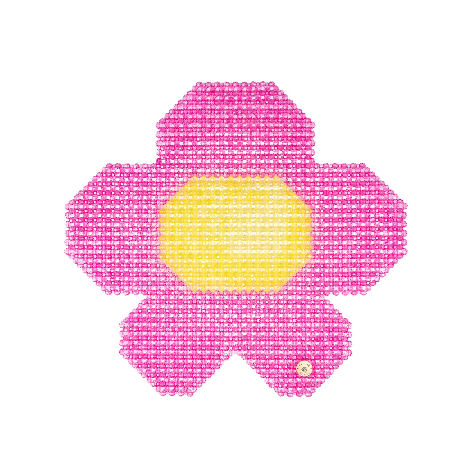 Tillie Beads Pink / Purple Table Tale Sparkling Pink Daisy Placemat