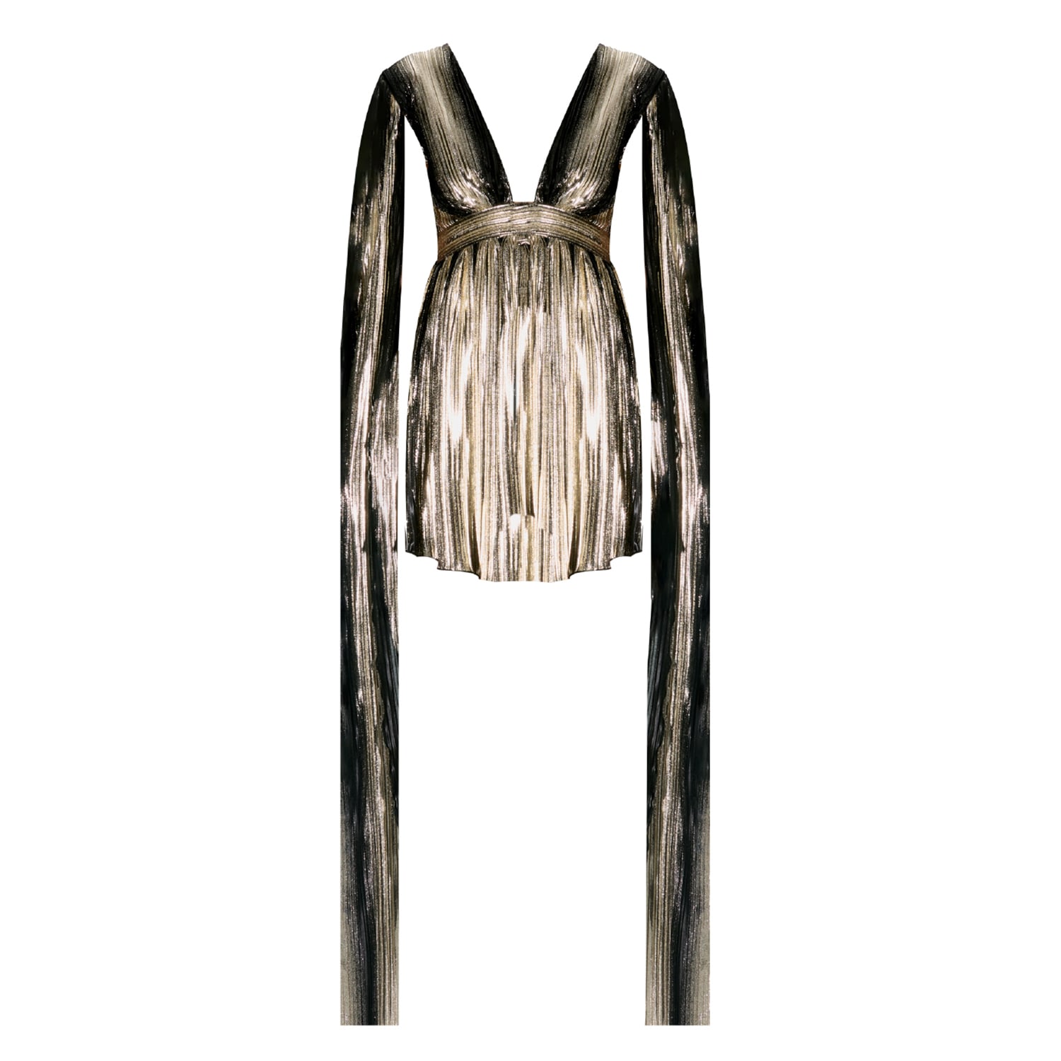 Women's Gold Hampton Mini Dress | Medium | Nur Karaata