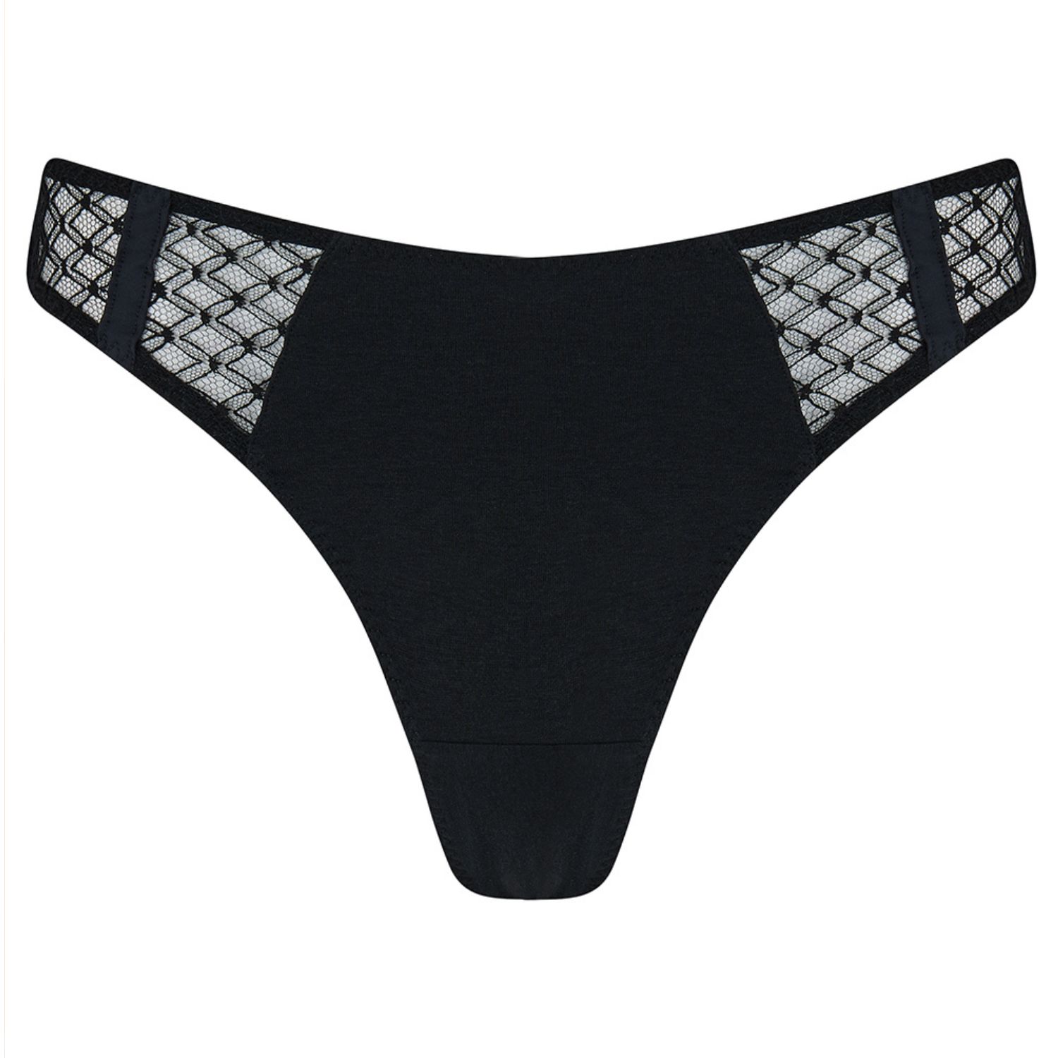 Wildness Women's Black Tempest Thong