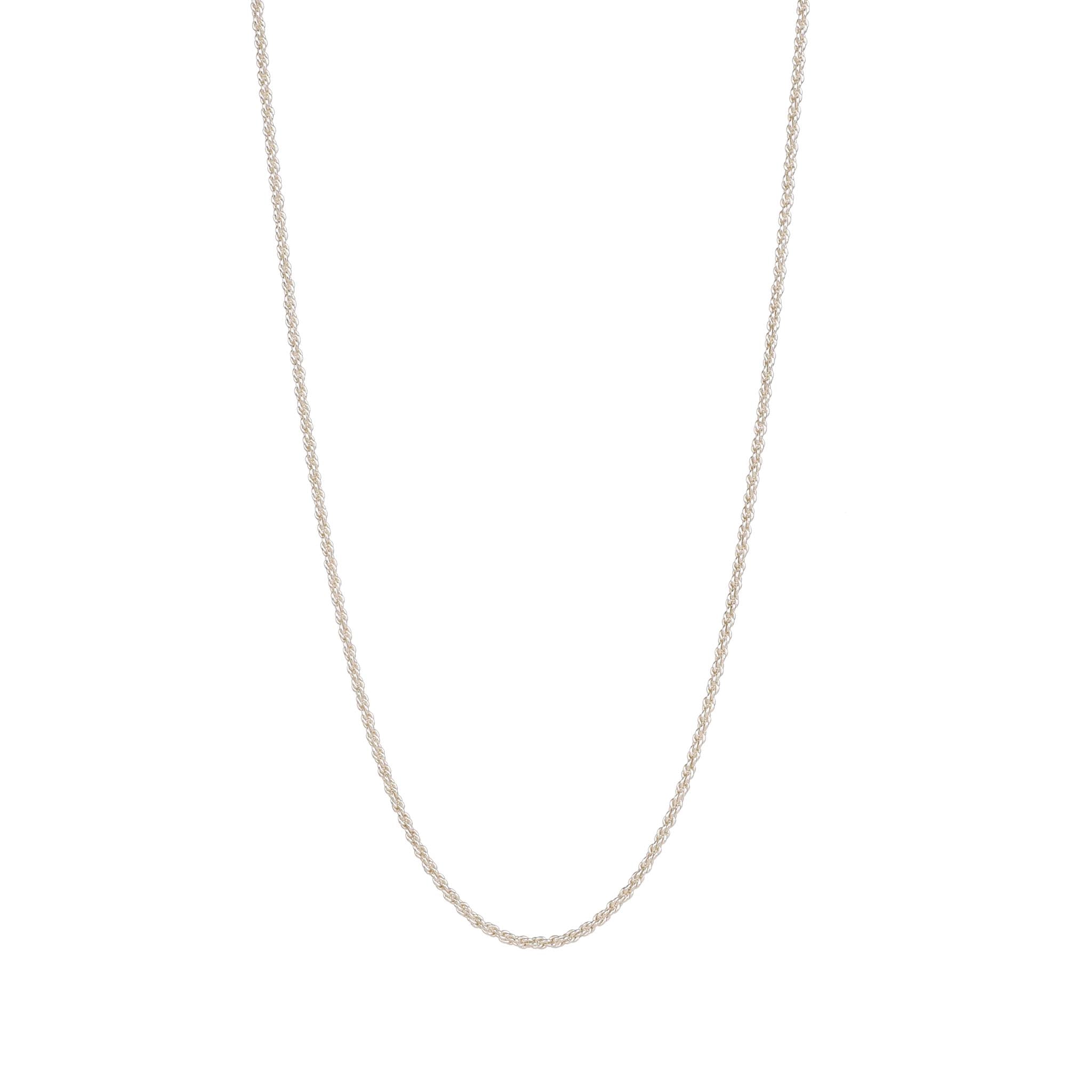 Lila Rasa Women's Rope Chain Necklace Silver 17" In Silver