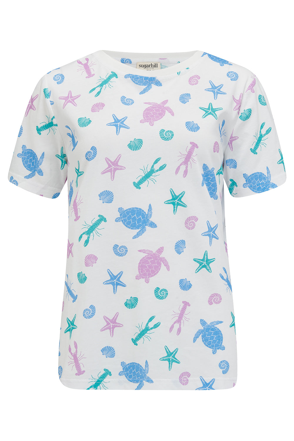 Women’s Maggie T-Shirt Off-White/Multi, Sea Cove Extra Large Sugarhill Brighton