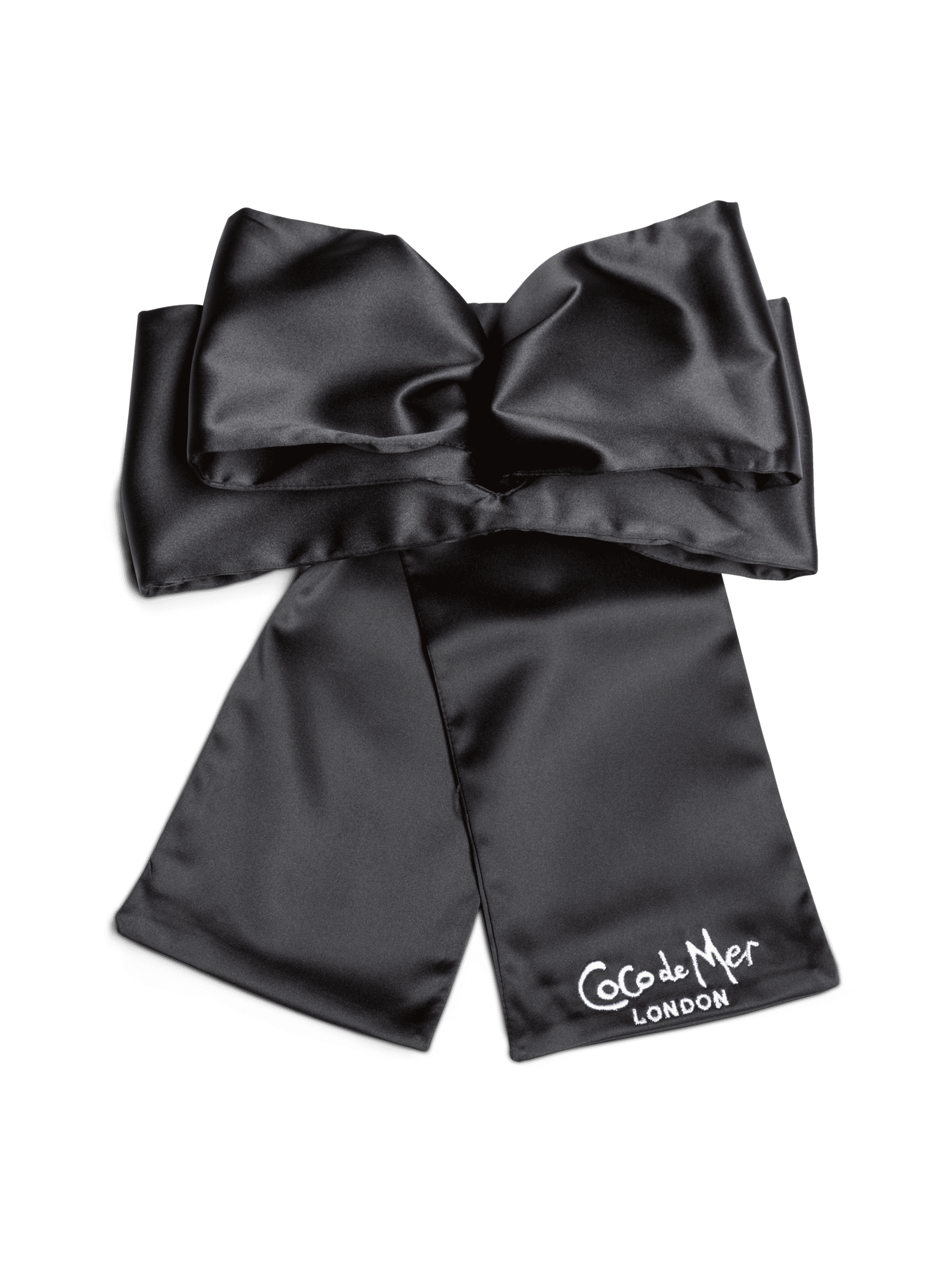 Coco De Mer Women's Black  Silk Restraint