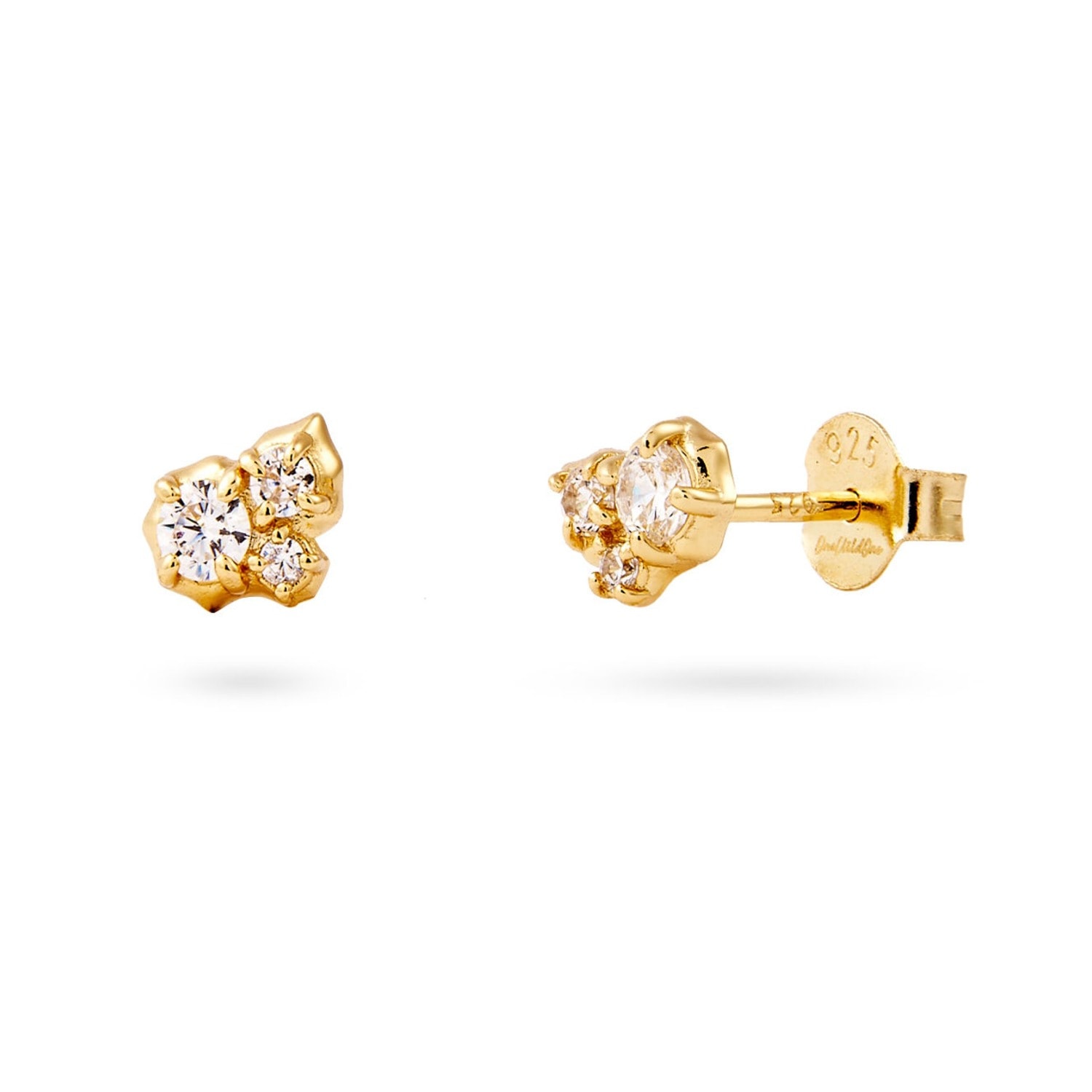 Onewildone Women's Gold Romanticise Your Life Earrings