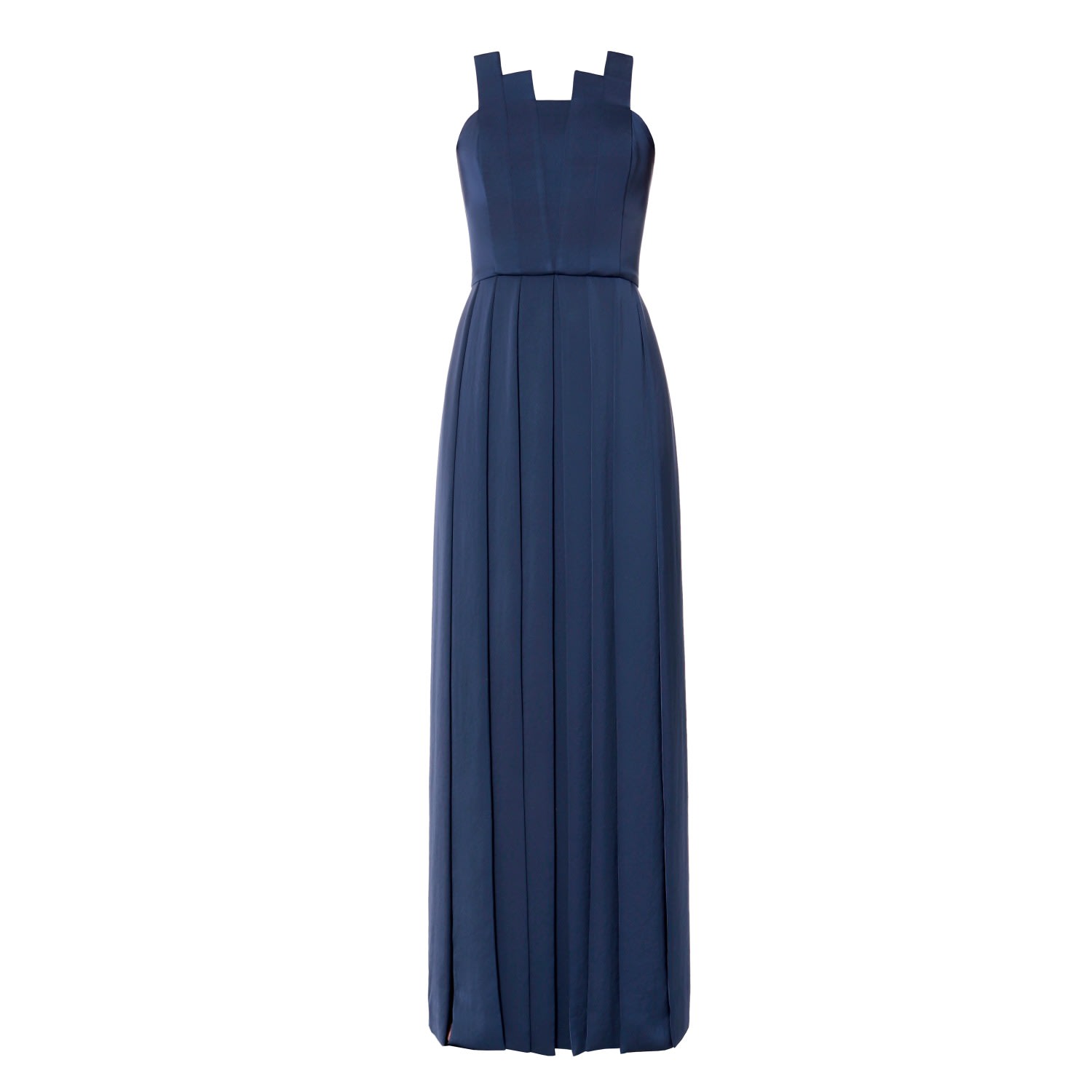 Aggi By Halewski Women's Blue Megan Black Iris Evening Strapless Dress In Blue