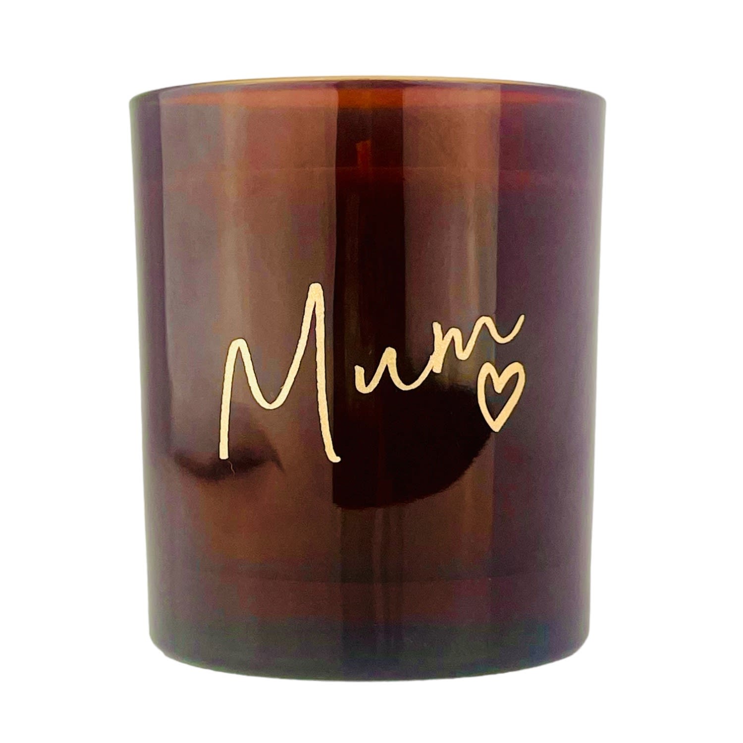 Cahm Brown / Gold / Neutrals Mother's Day Luxury Candle - Peony, Rose & Oud In Brown
