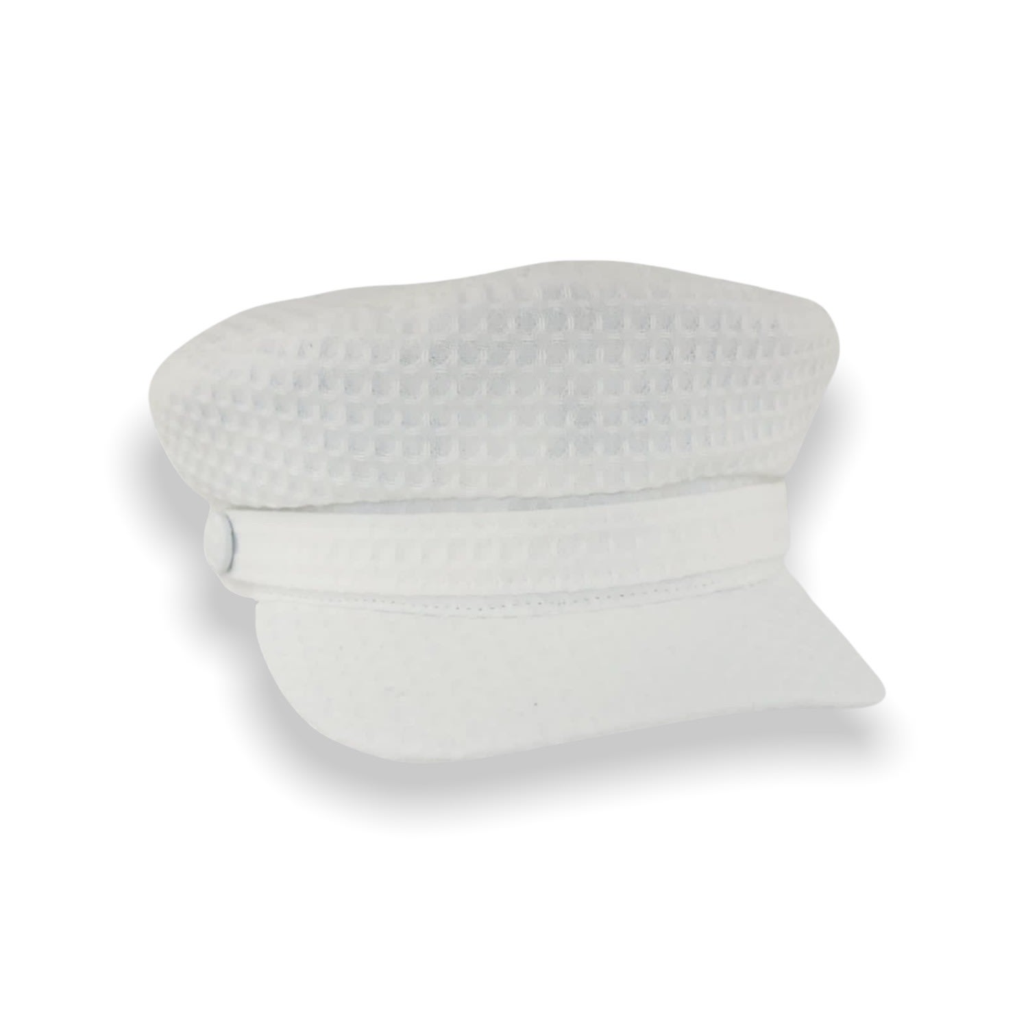 Women’s Skippers Whites Sailor Hat In Lightweight Cotton Small Mister Miller - Master Hatter