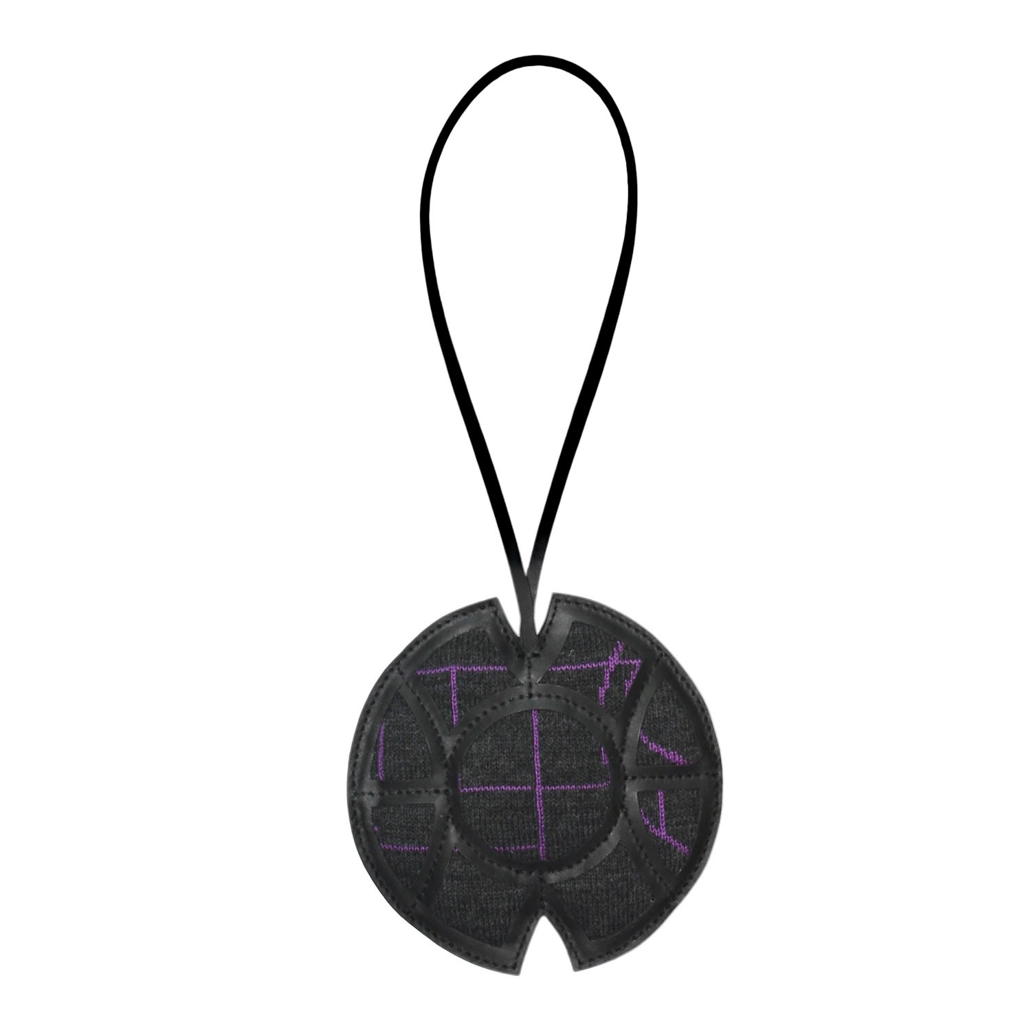 Maria Aristidou Black / Pink / Purple Play Bag Charm - Black, Purple In Black/pink/purple