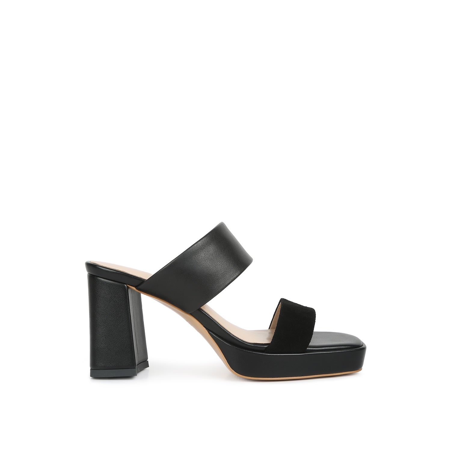 Shop Rag & Co Women's Eddlia Slip On Platform Sandals In Black