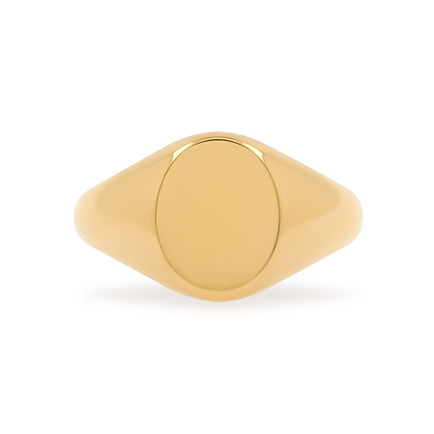 Cote Cache Women's Gold Oval Pinky Signet Ring In Gold