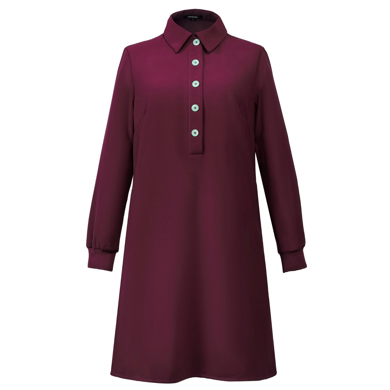 Polo Dress - Burgundy | Smart and Joy | Wolf & Badger