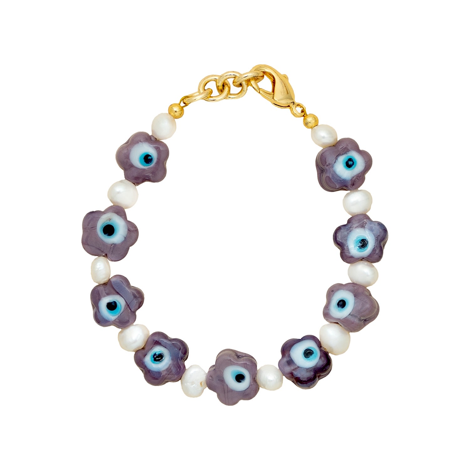 Women’s Pink / Purple / Blue Mott Flower Bracelet Cocoatemyshoes