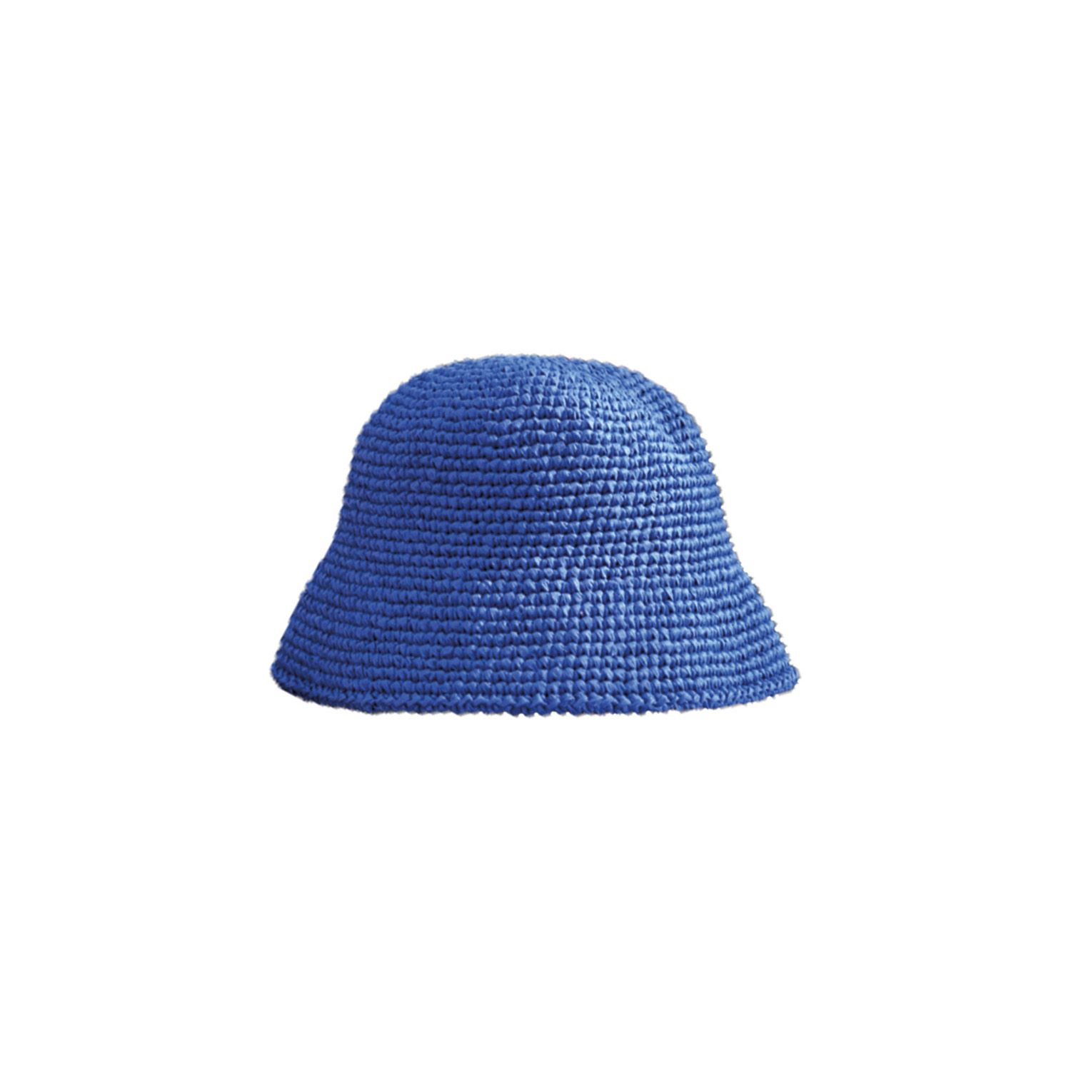Springmoonatelier Women's Deep Blue Raffia Hat