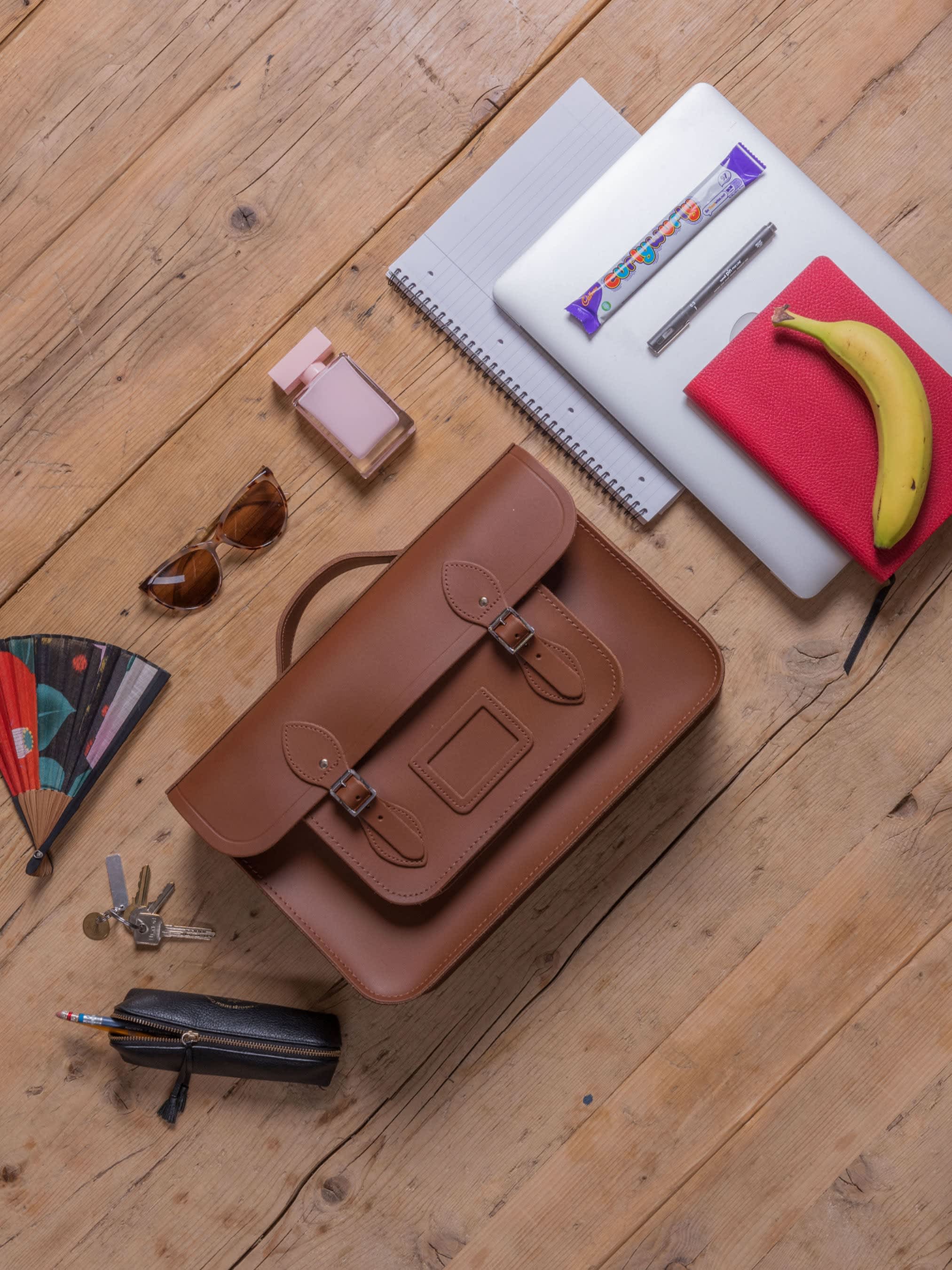 The 15 Inch Batchel - Oxblood | Cambridge Satchel | Wolf & Badger