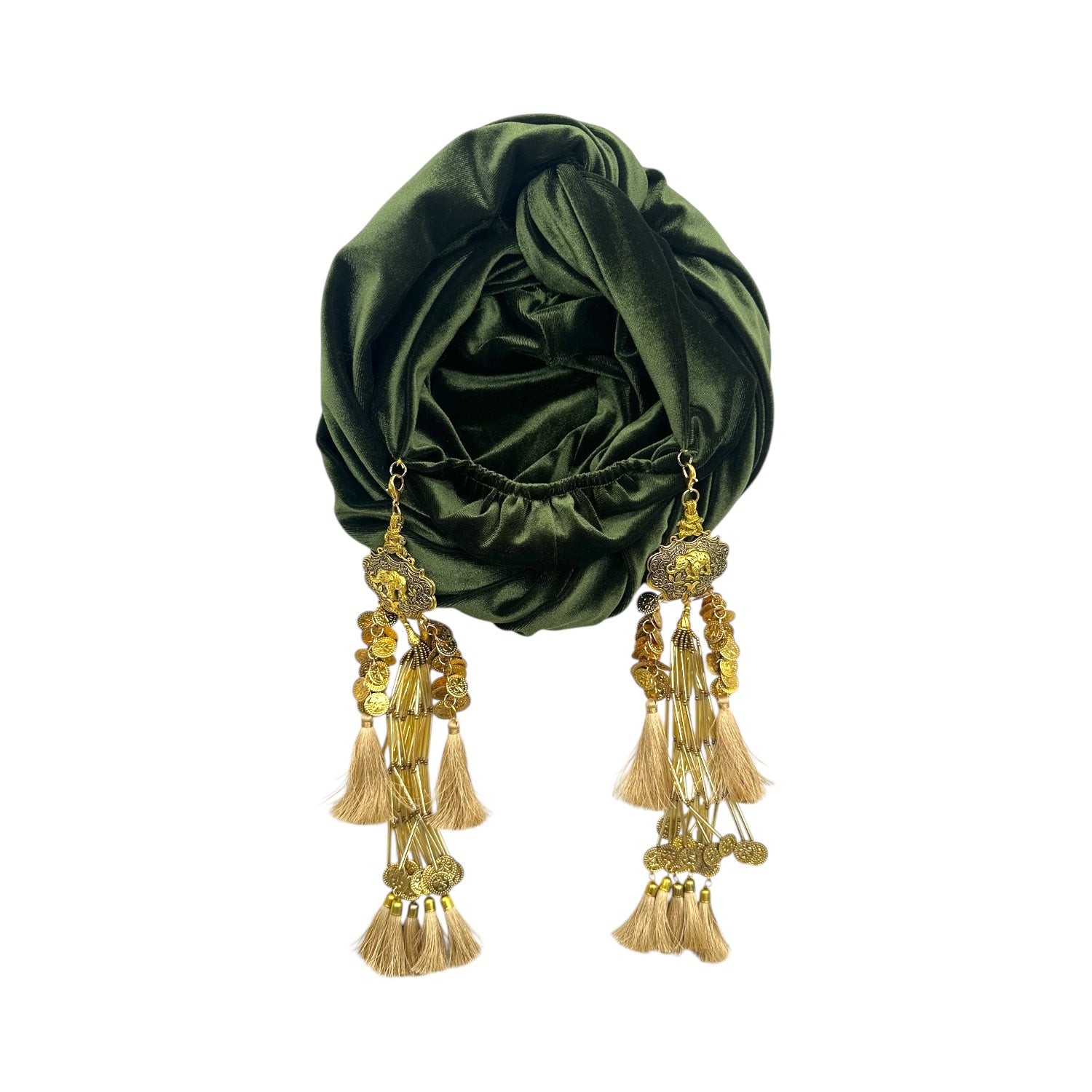 Julia Clancey Women's Gold / Grey Khaki Dream Turban