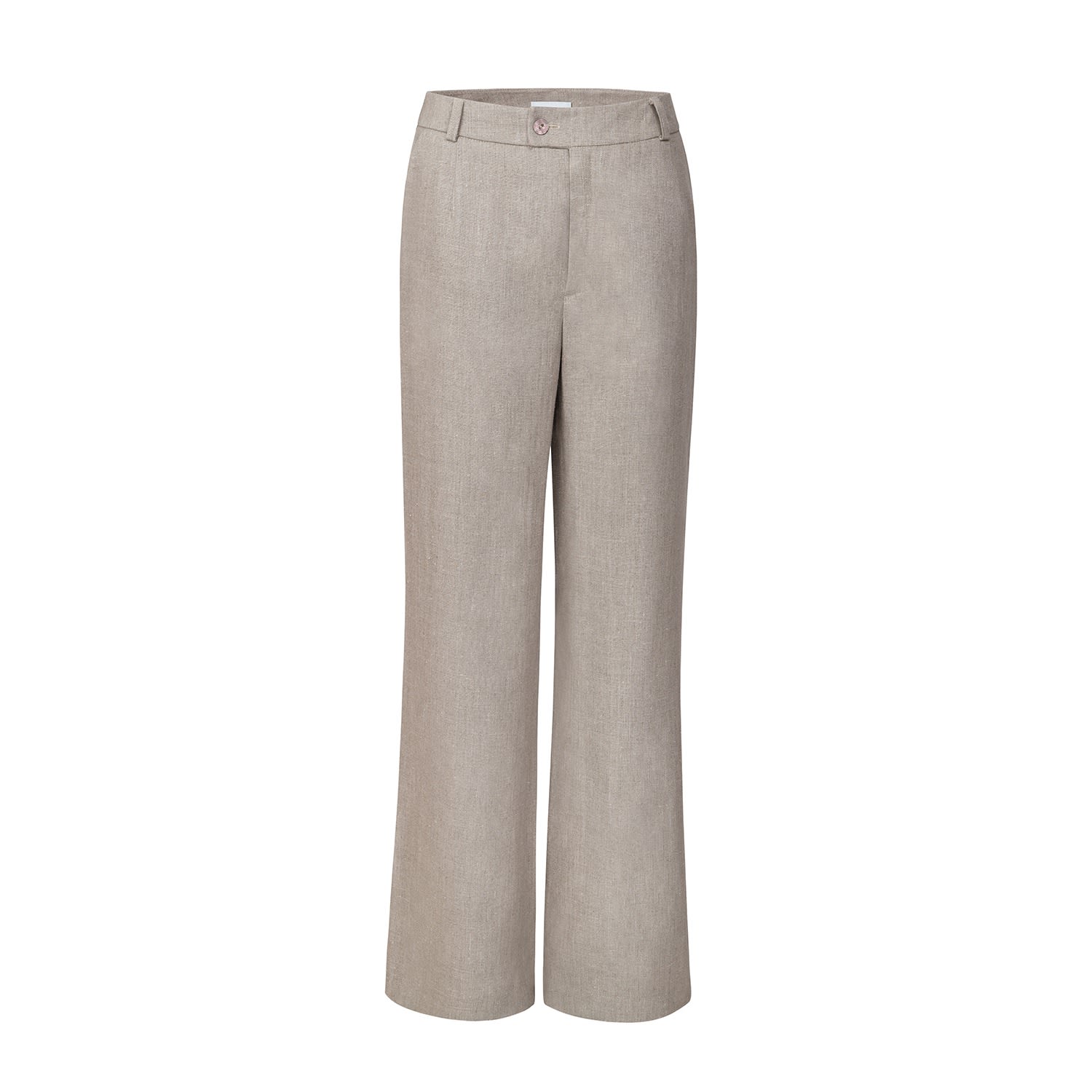 Women’s Neutrals Simple Linen Trousers Extra Small La Femme Mimi