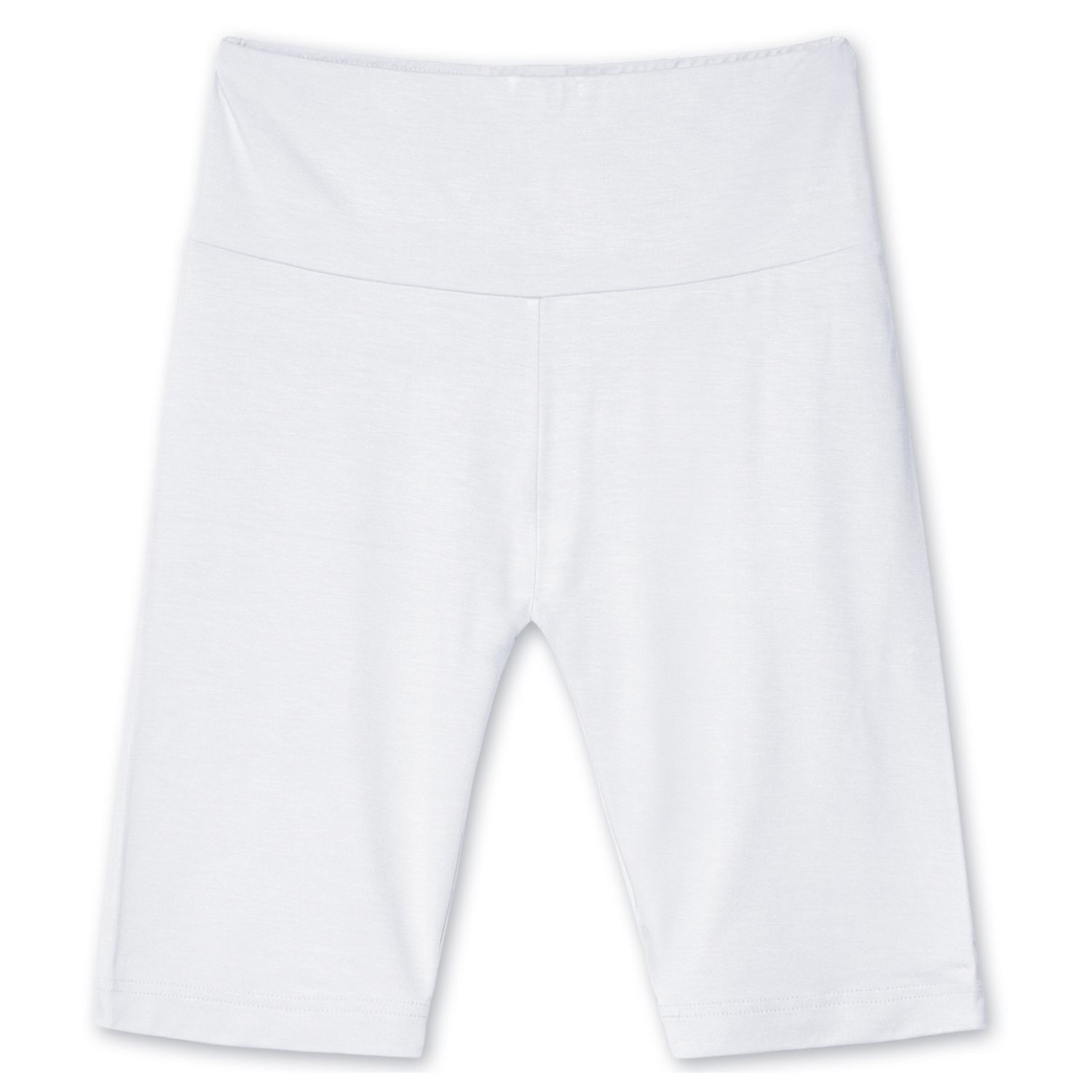 On/off Essentials Women's Bamboo Biker Shorts - White In White