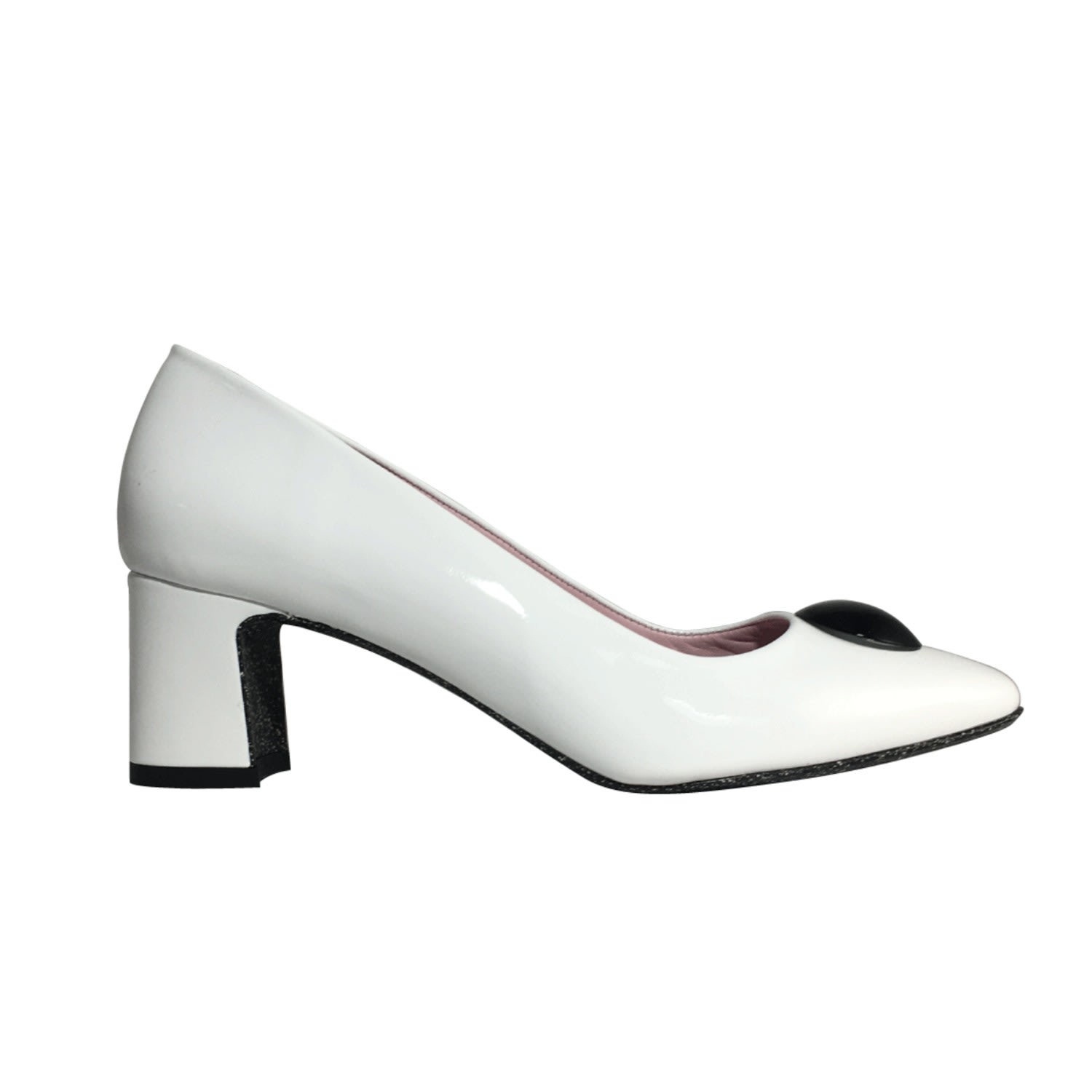 Women’s Audrey White Patent Leather 7 Uk Atelier De Charlotte