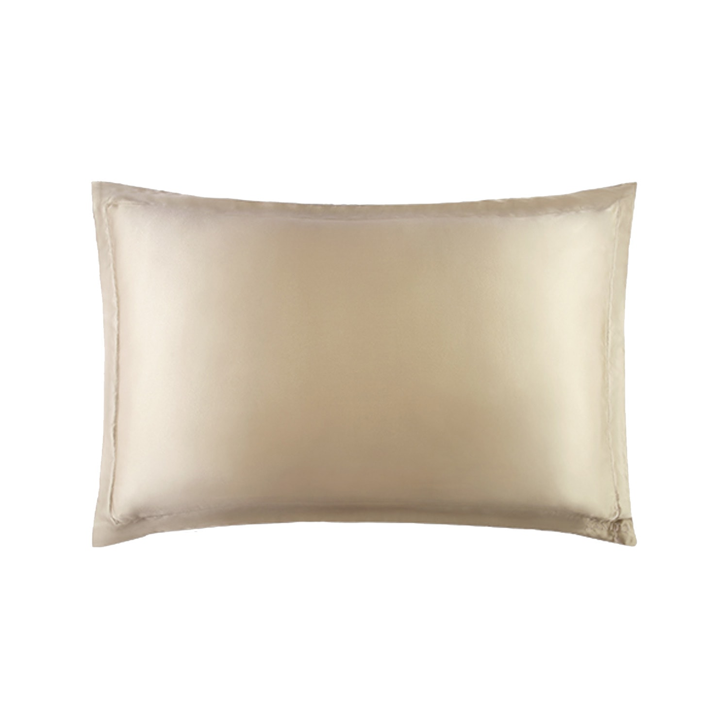 Manito Yellow / Orange The Twenty Two Silk Pillow Sham Set - Champagne In Yellow/orange