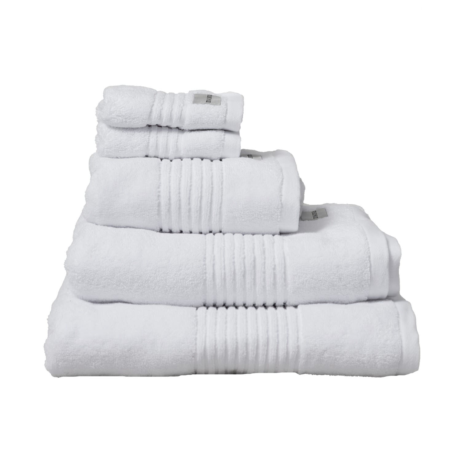 Ultra Soft Bamboo Multi Size Bathroom Towel Set - White Misona