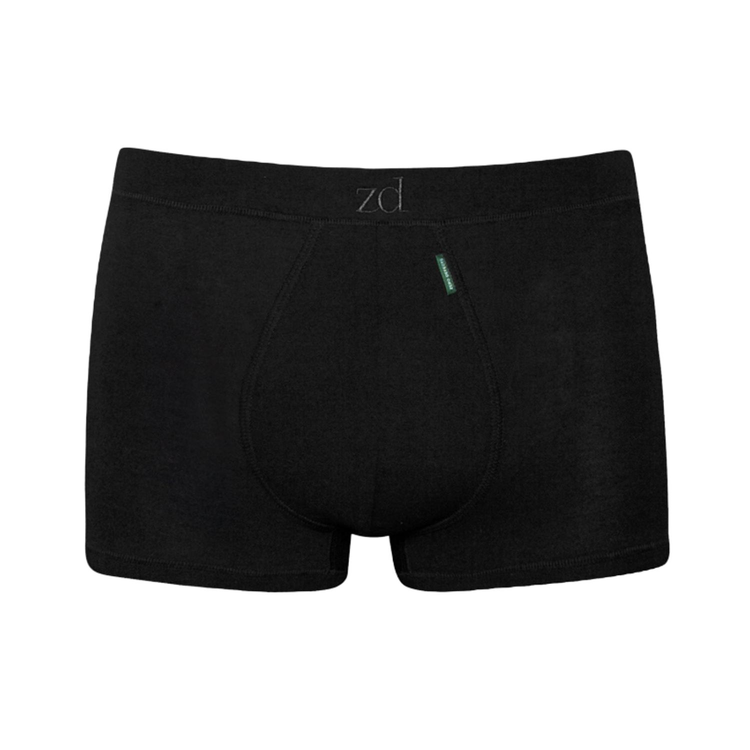 Zd Zero Defects Men's Ikaria Men's Trunk – Premium Egyptian Cotton - Color Black In Black