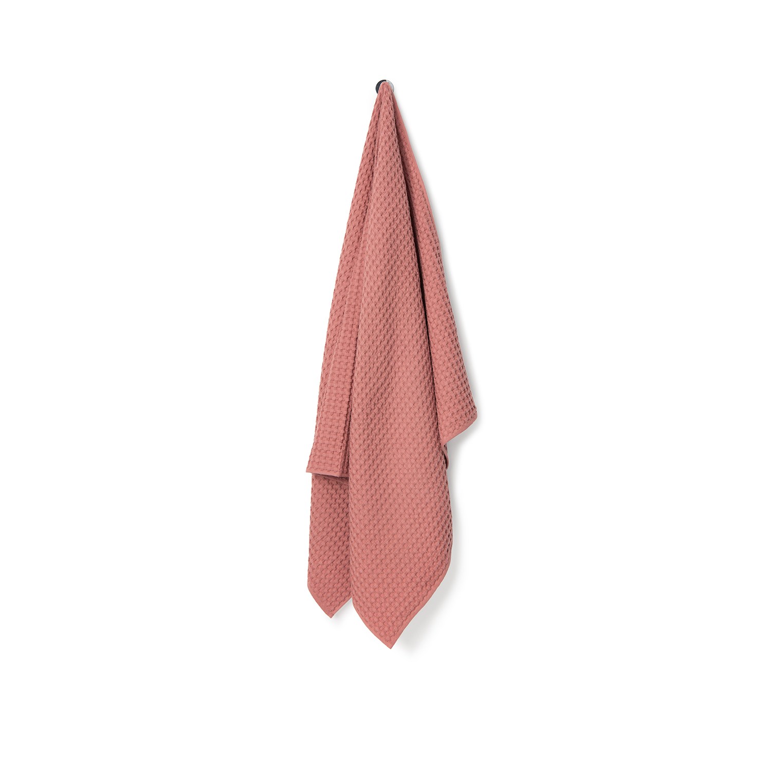 La Reina Pink / Purple Waffle Bath Sheet Blush Large