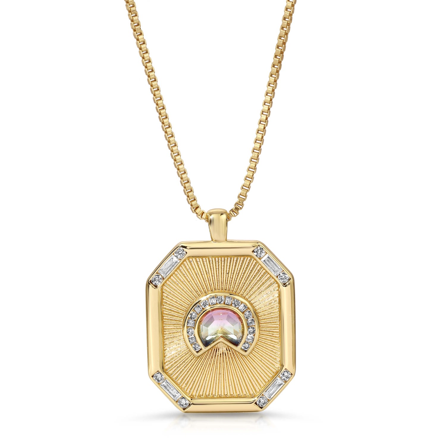 Women’s Daybreak Medallion Necklace- Twilight Glamrocks Jewelry