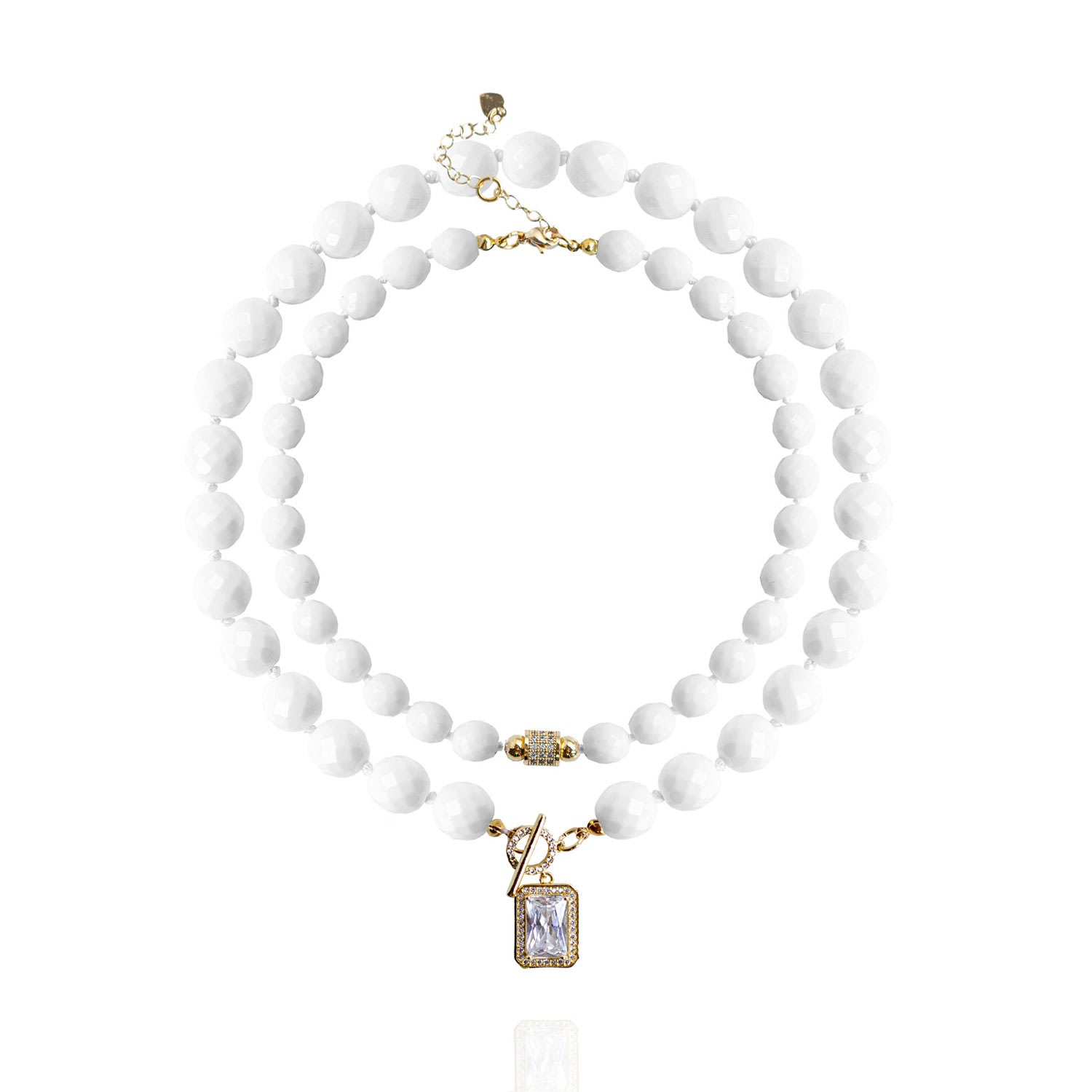 Women’s Leni Necklace Set In White Saule Label