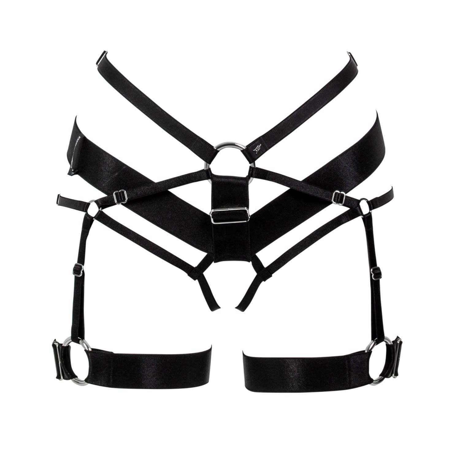 My Mokondo Women's Black Difird Garter Strap Harness In Black