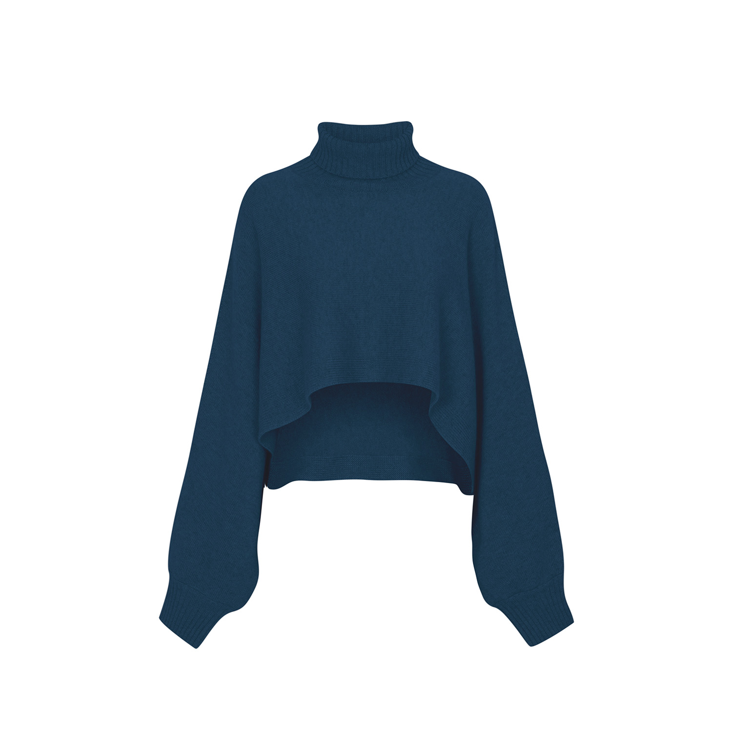 Callaite Women's Pure Cashmere Elisa Icon Capelet - Blue