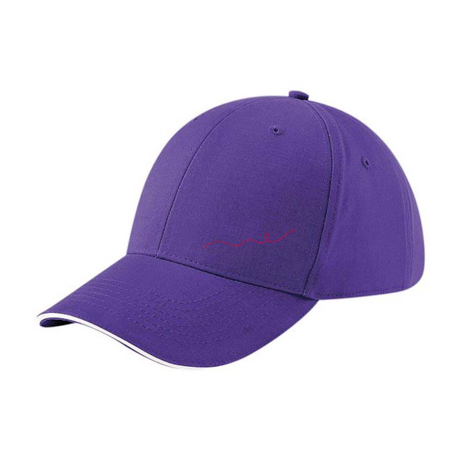 Women’s Pink / Purple Organic Cotton Baseball Hat-Purple Kokoro Organics