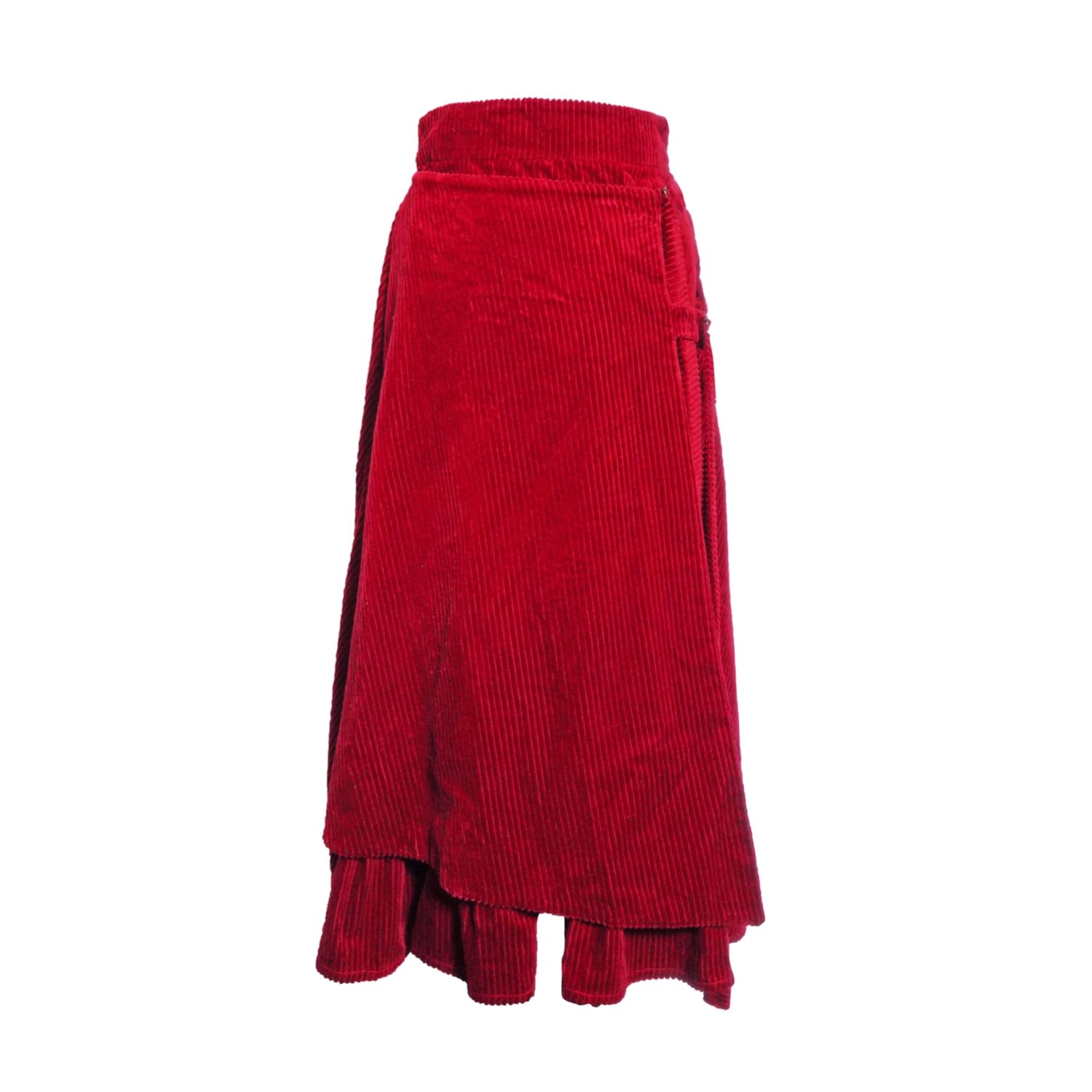 Women’s Red Mars Cord Skirt Extra Small Solai