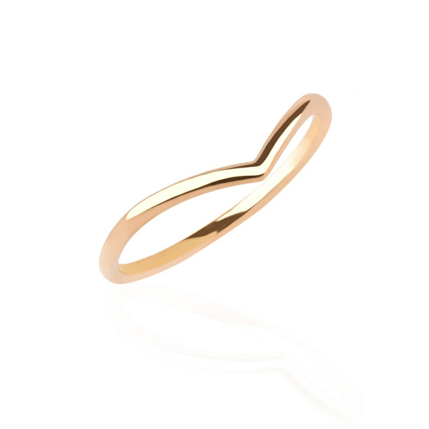 Women Sterling Silver Ring Wishbone In Sizes G H I J K L M N O P Q R S T U V W Jewellery Intouchnetworks Com