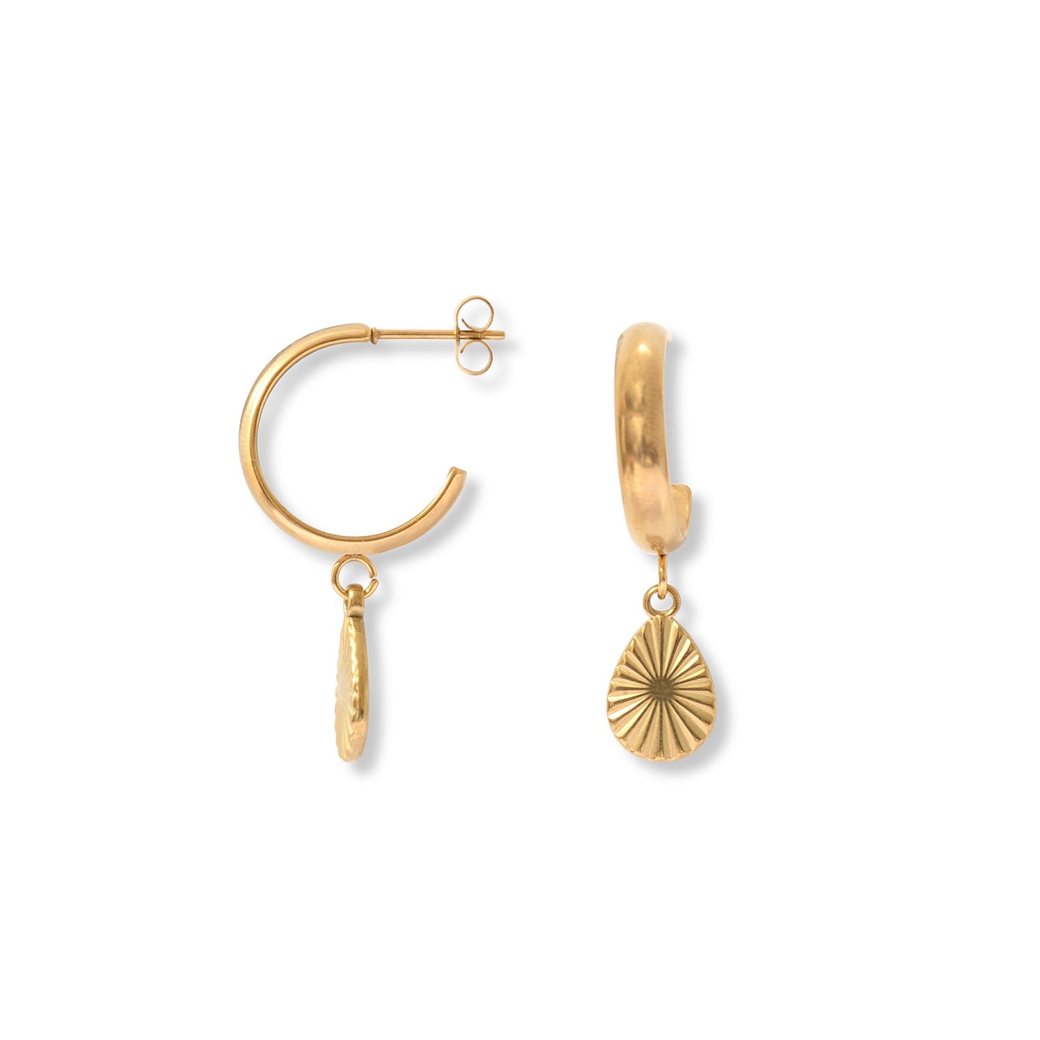 A Weathered Penny Women's Gold Sol Hoops In Gold