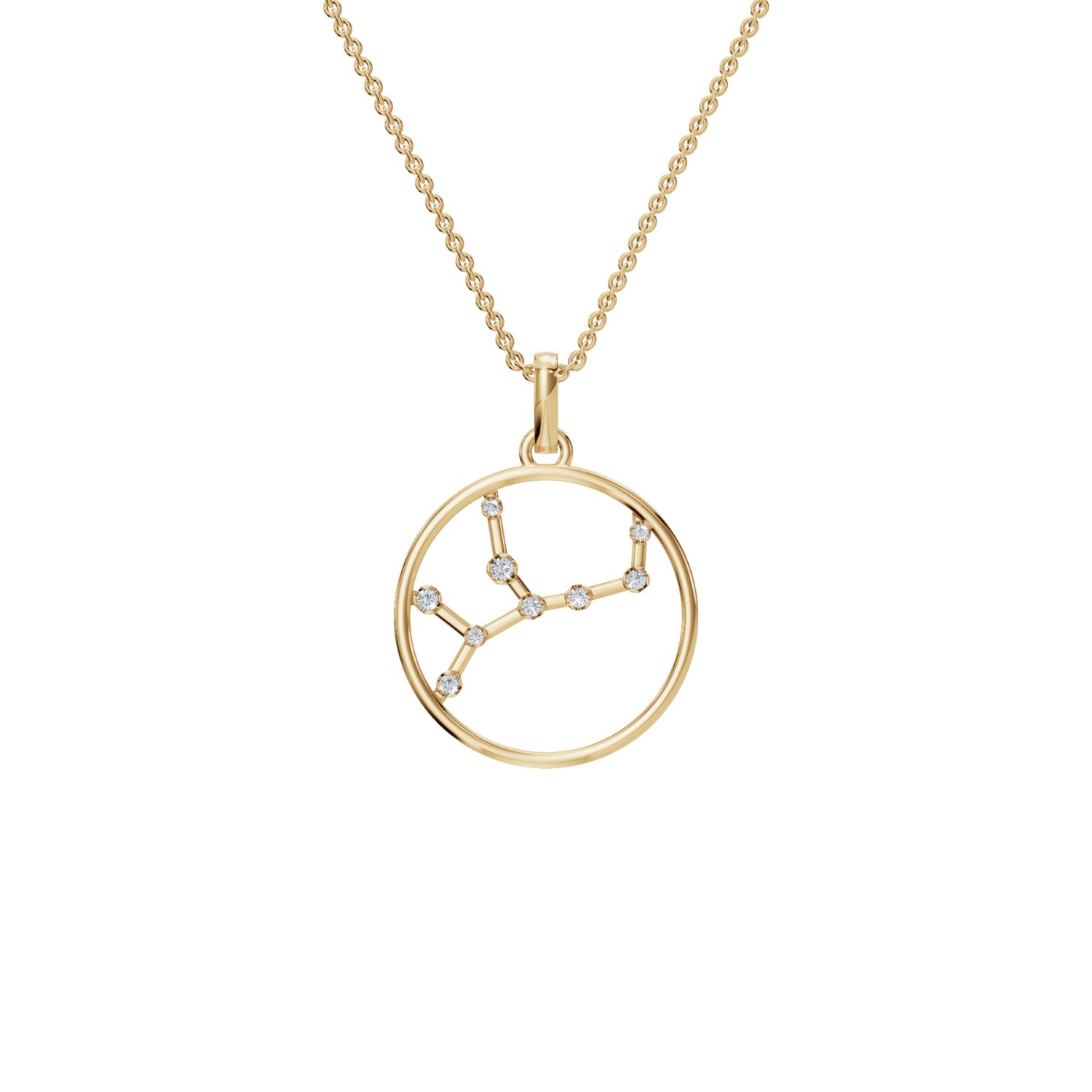 Aya Fine Jewelry Women's White / Yellow / Rose Gold Fourteen Kt Infinite Stars Pendant