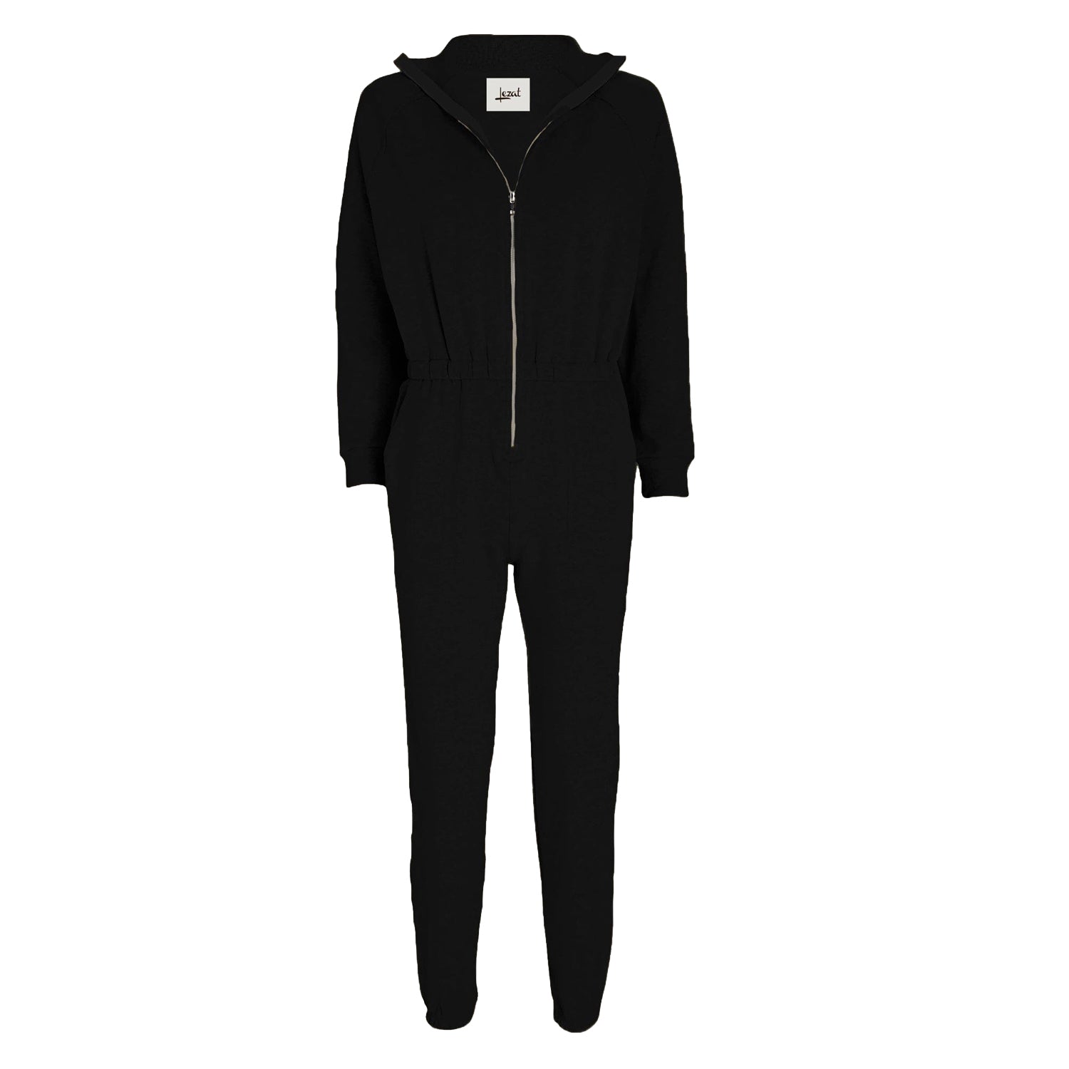 Women’s Restore Soft Terry Jumpsuit - Black Extra Large Lezat