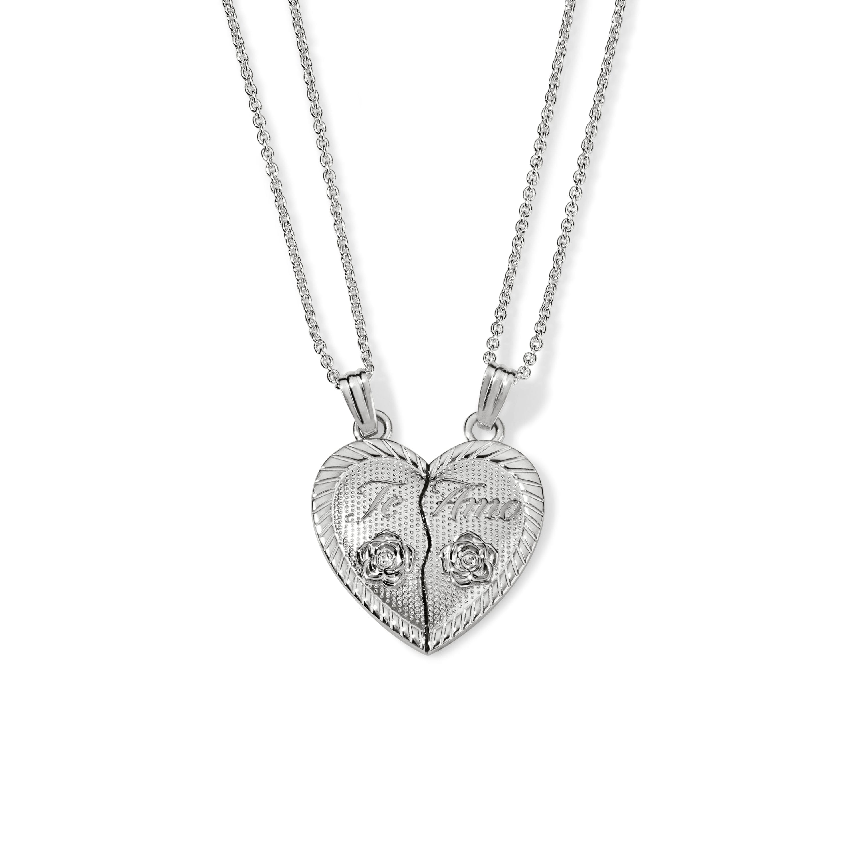Déclarer Women's Te Amo Necklace - Sterling Silver