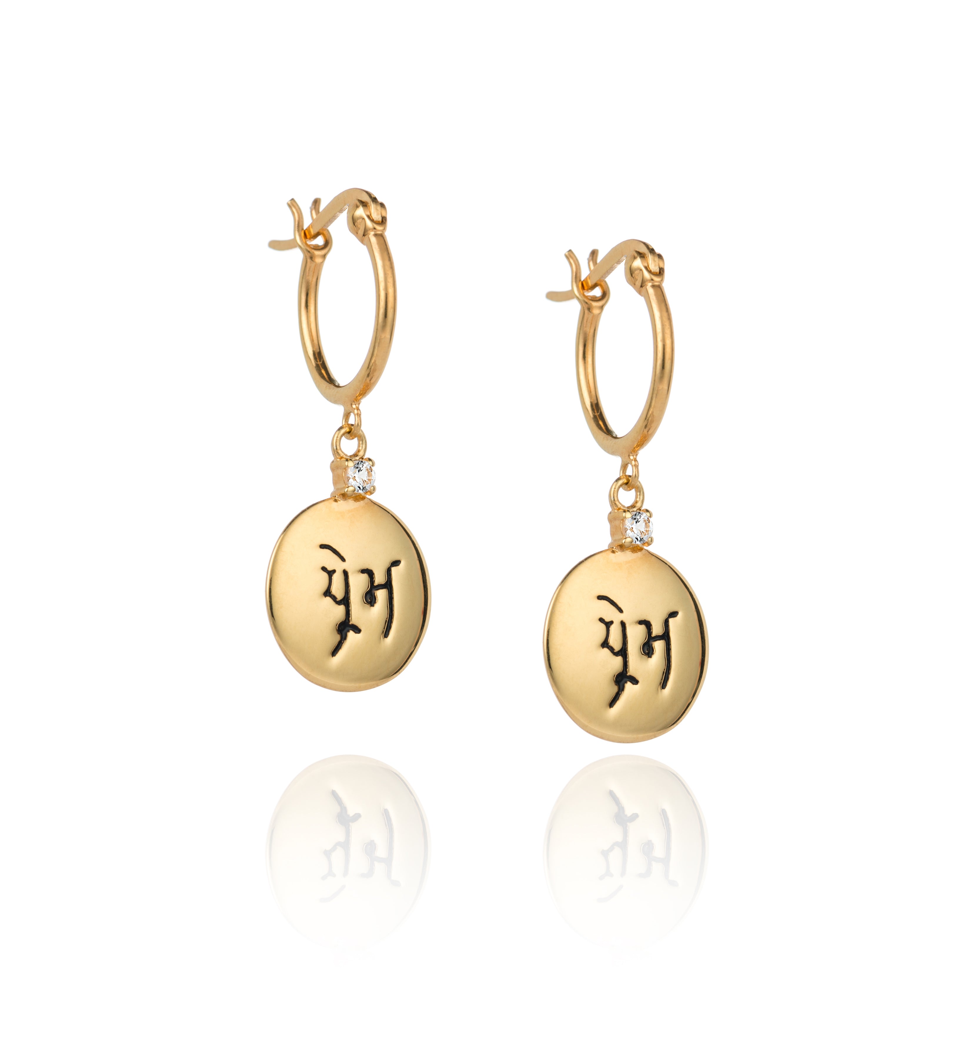 Sohavi Women's Gold Prem Earrings
