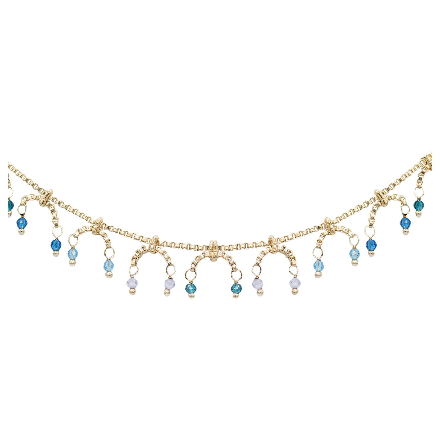 Marcia Moran Women's Mara Beaded Necklace In Blue