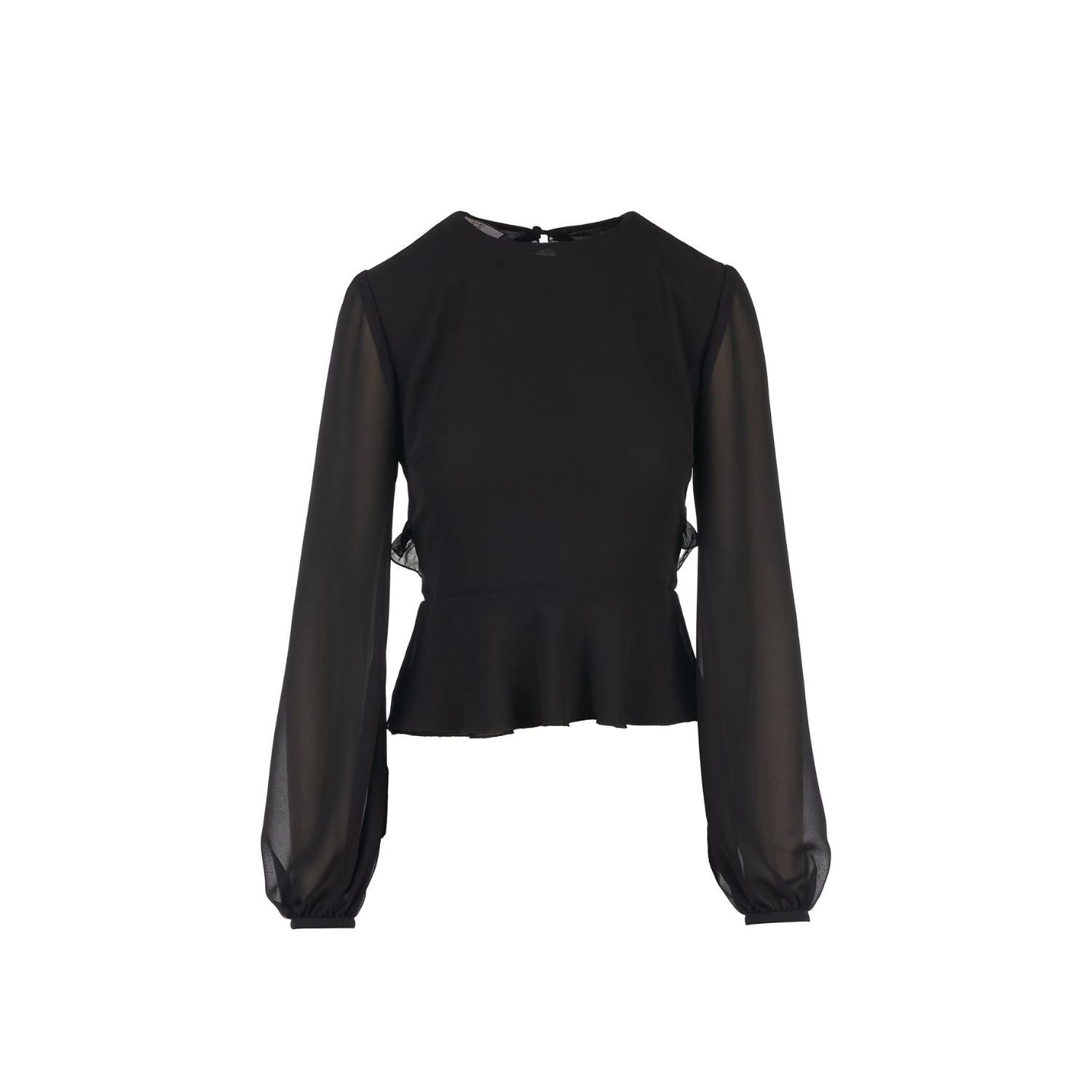 Mammu Couture Women's Blouse Aurelia - Black In Black