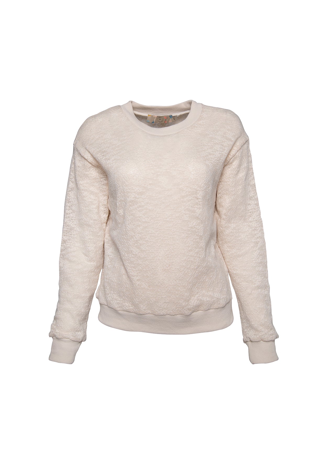 Women’s The Breeze Sweatshirt - White/Beige Medium Bee & Alpaca